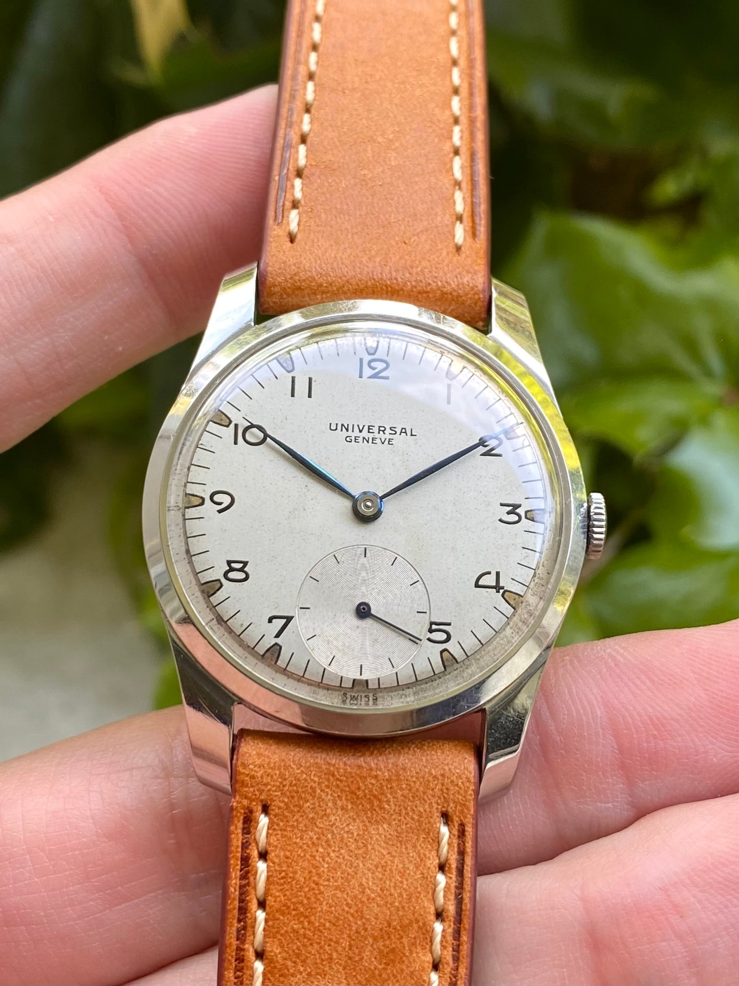 Universal Genève Montre Vintage Mécanique Cal.128 Réf. 212204 - 1954