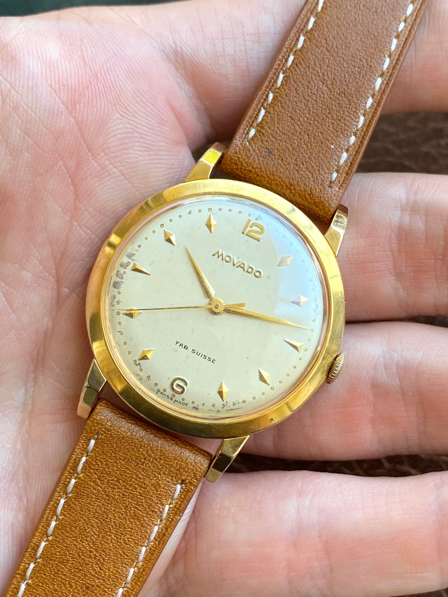 Movado Fab. Suisse Montre Vintage Mécanique Cal. 127 - 1950
