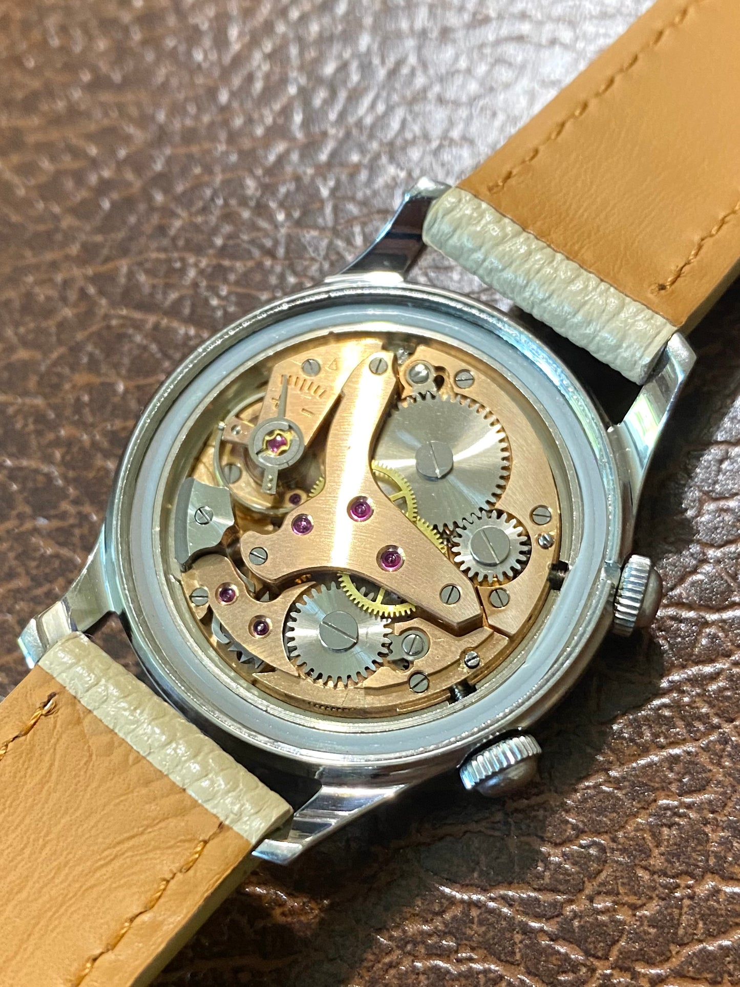 Jupiter Montre Ébauche Suisse Sonnerie Alarm AS.1475 Vintage Mécanique 1960
