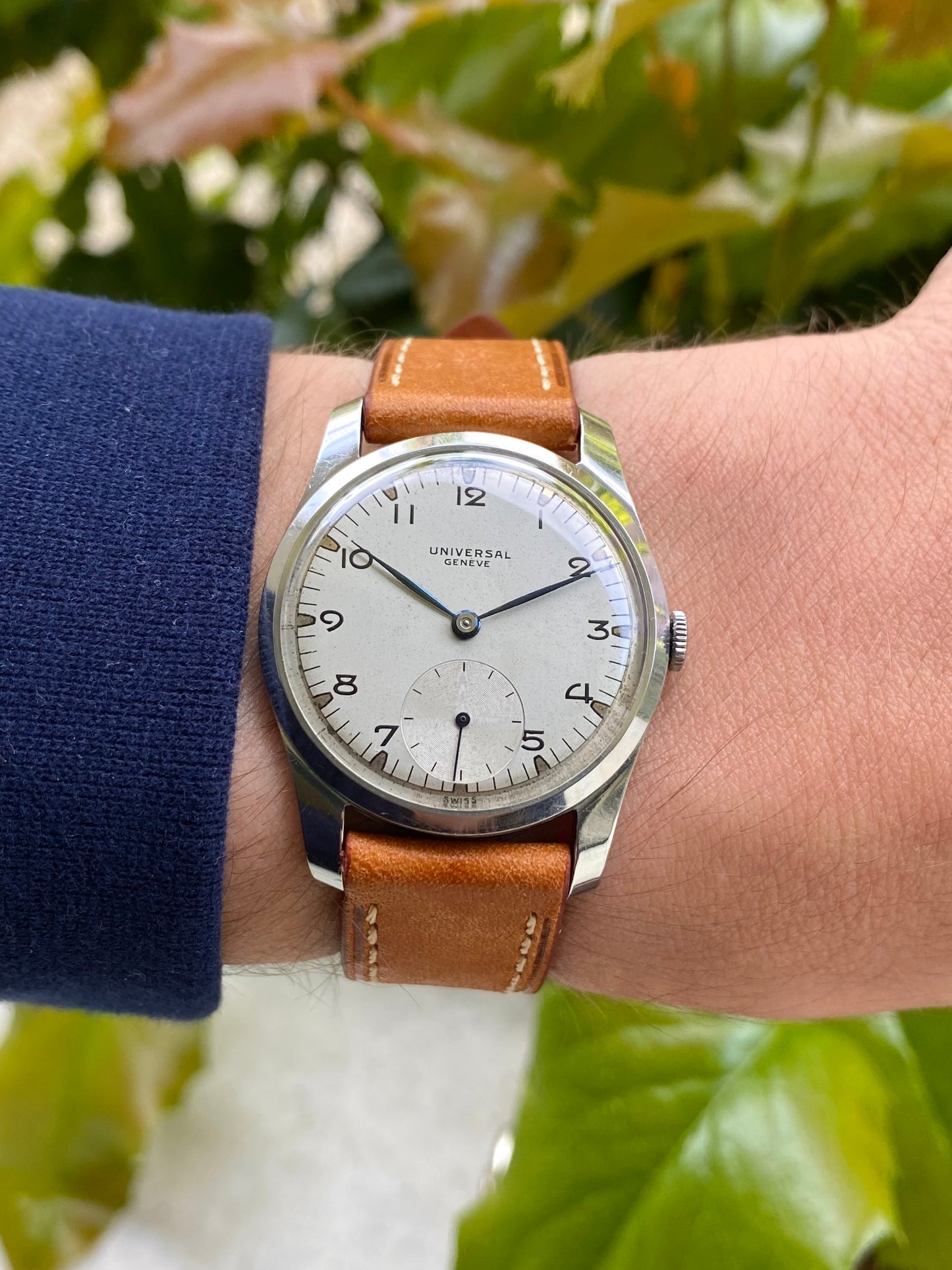 Universal Genève Montre Vintage Mécanique Cal.128 Réf. 212204 - 1954