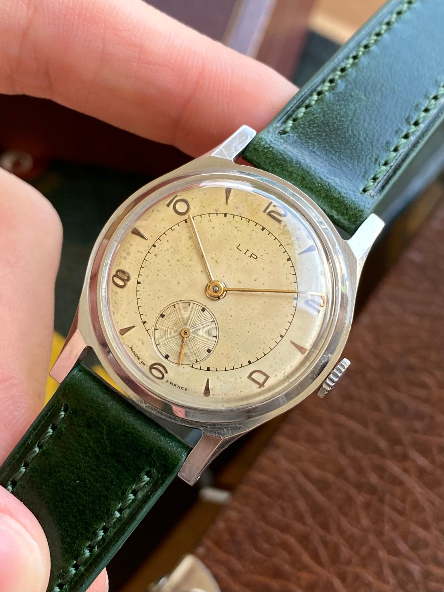 LIP R25 Made In France - Montre Vintage Mécanique Acier 1940