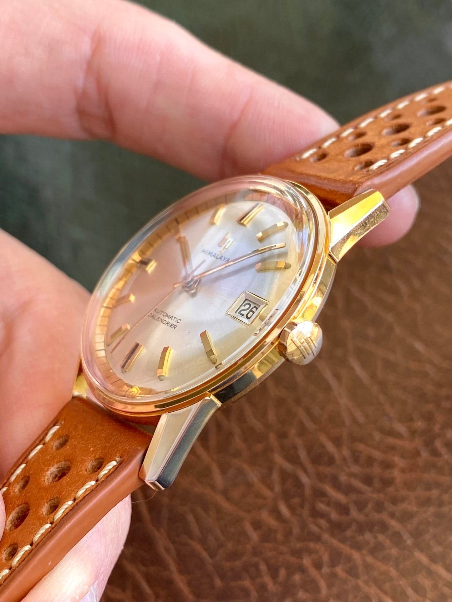 LIP Himalaya Automatic - France Montre Vintage Mécanique R153a Plaqué Or 1960