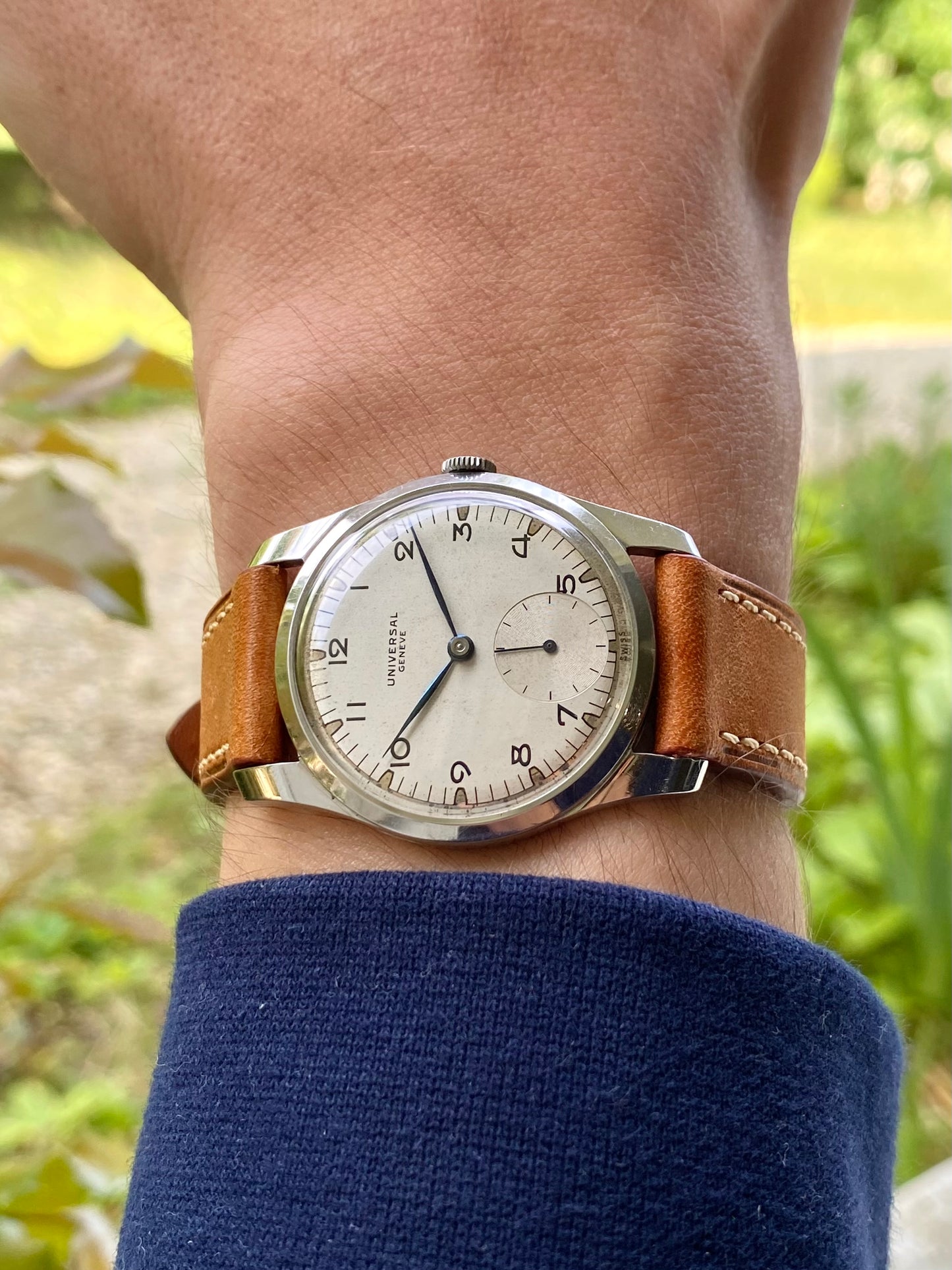 Universal Genève Montre Vintage Mécanique Cal.128 Réf. 212204 - 1954