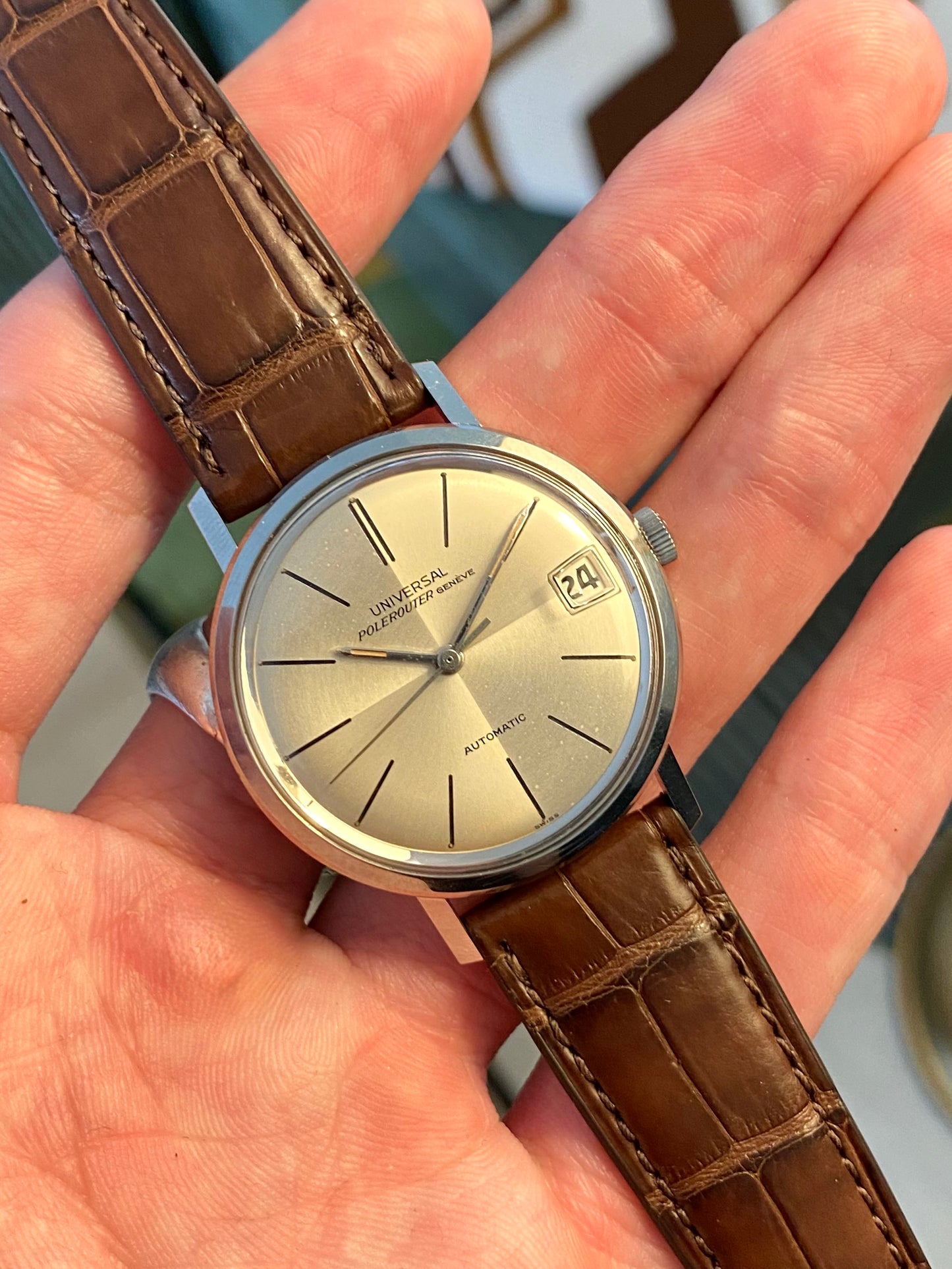Universal Polerouter Genève Automatic Microtor - Ref.204604-4 - Cal. 218-2 - Montre Vintage Mécanique 1960