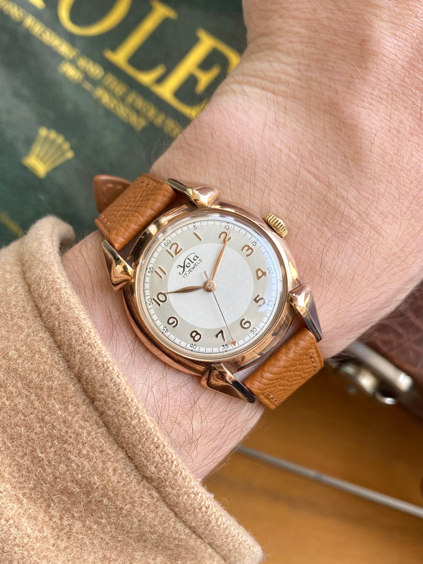 Yola Montre Vintage Mécanique France - Plaqué Or 1940
