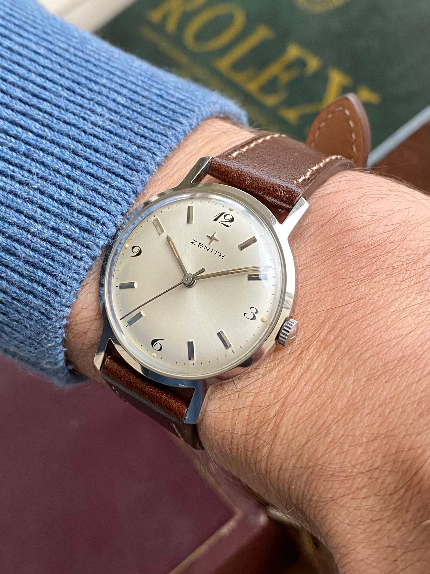 Zenith Montre Vintage Mécanique Suisse - Cal. 2532 Acier - 1960