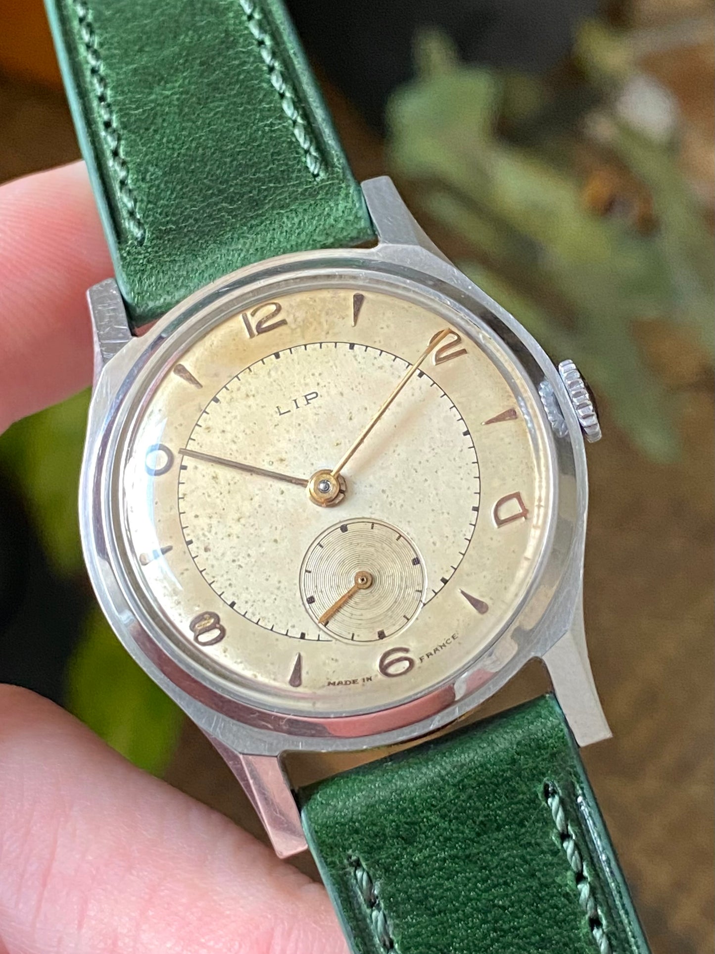 LIP R25 Made In France - Montre Vintage Mécanique Acier 1940