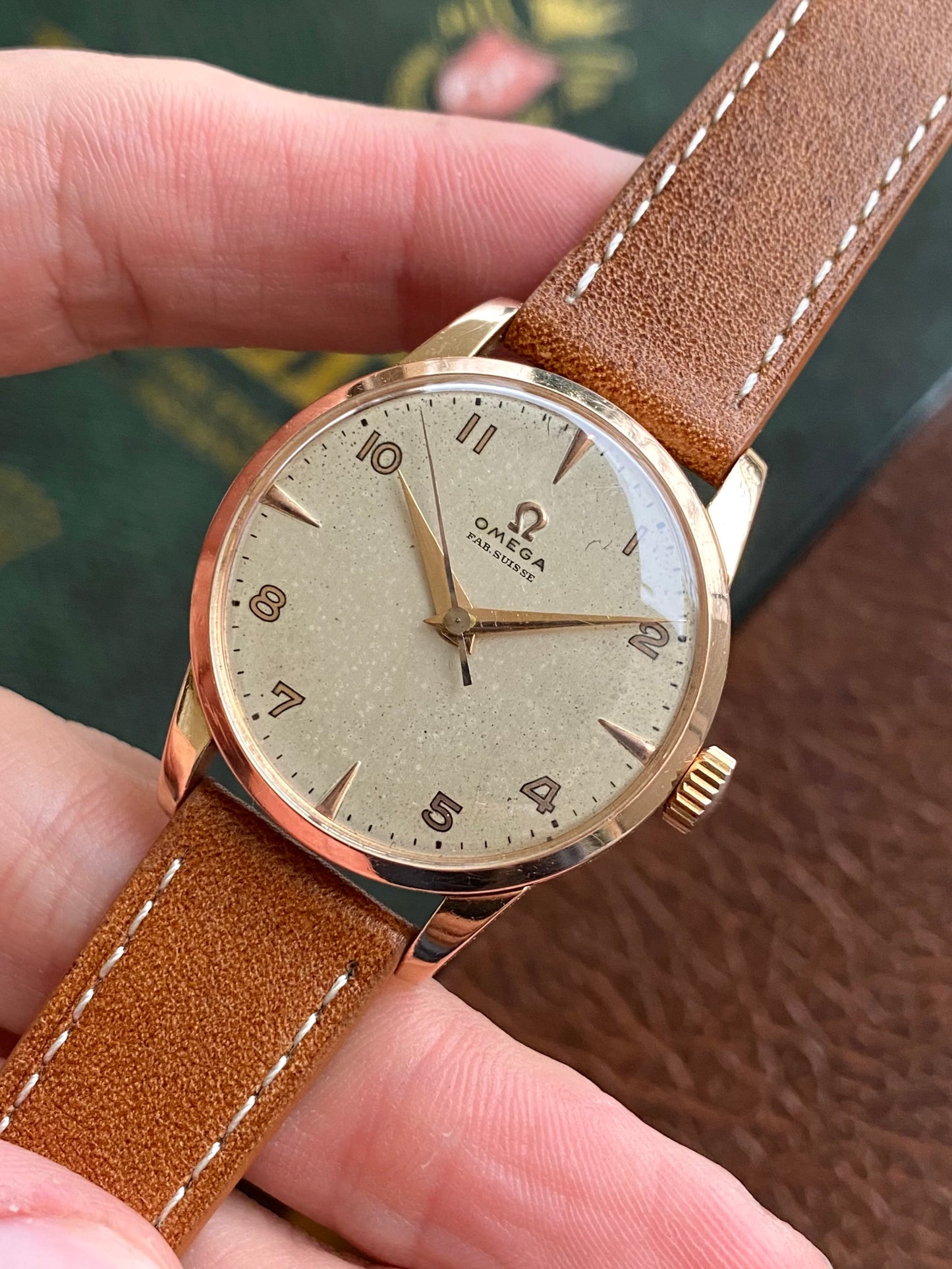 Omega Fab Suisse Plaqué Or 80 Microns - Montre Vintage Mécanique Cal.283 Ref.2513-3 - 1946