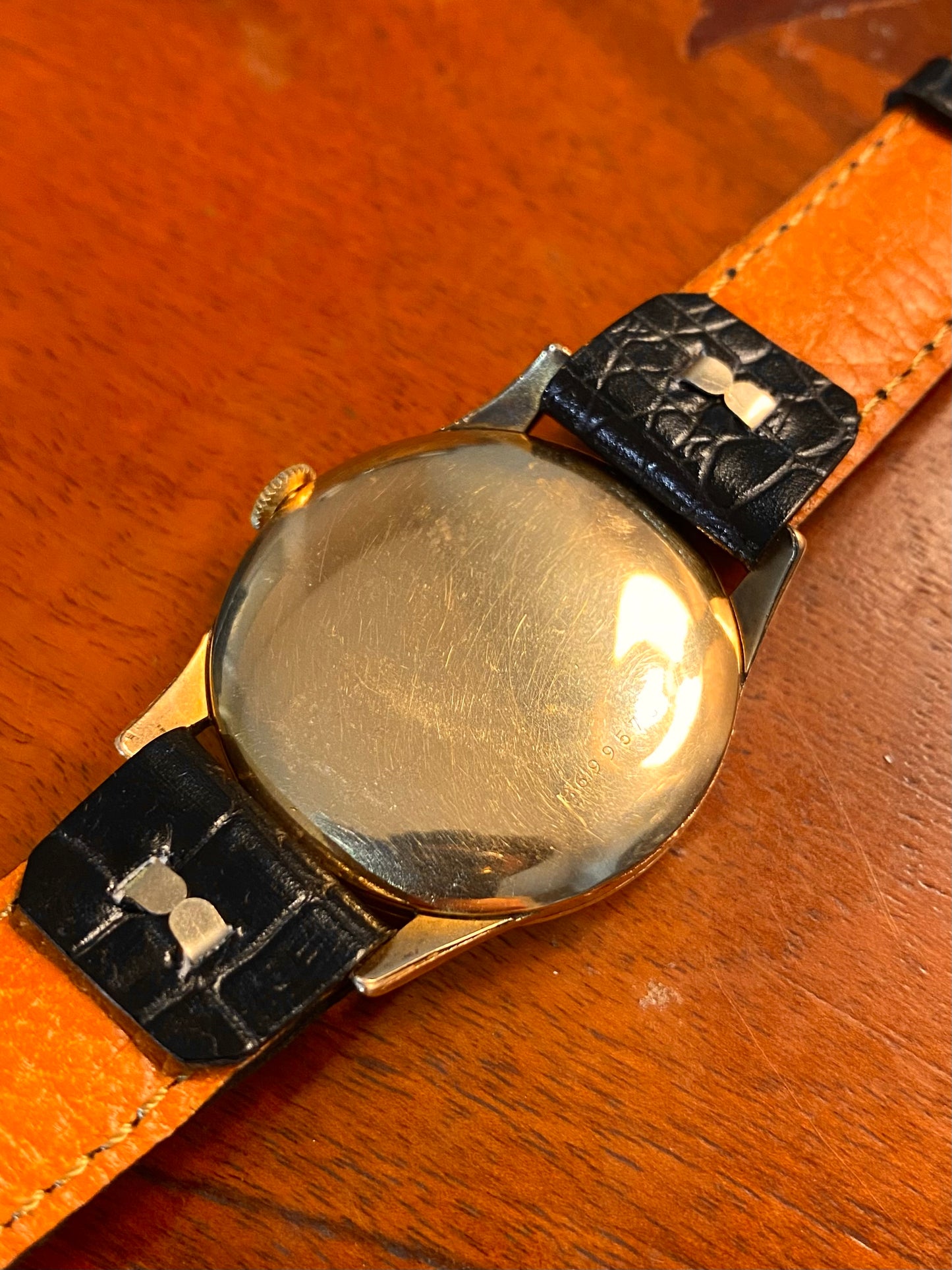 Zenith Plaqué Or Laminé 40 Microns Montre Vintage Mécanique Cal.106 1950