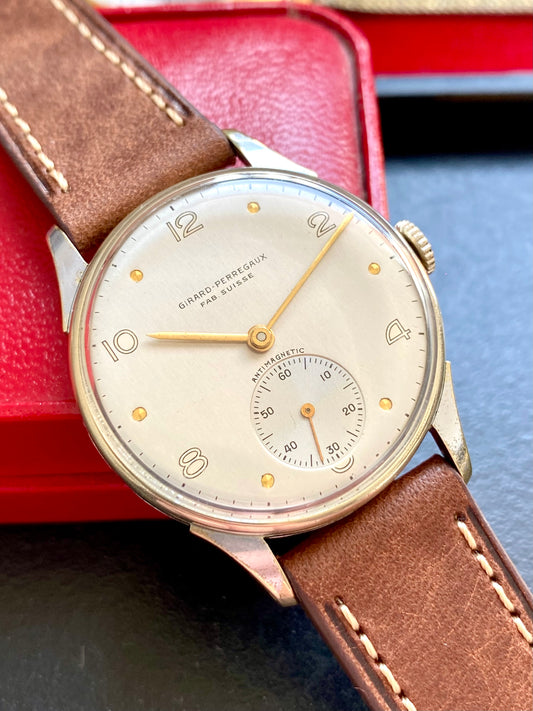 Girard-Perregaux Fab Suisse Antimagnetic Cal.1227 Montre Vintage Mécanique 1950