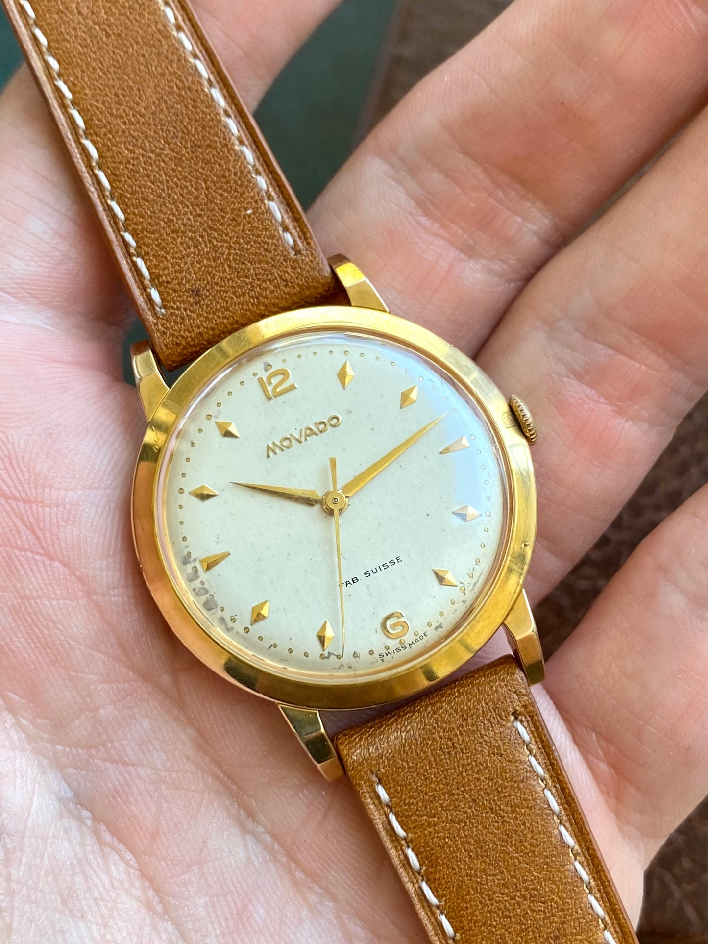 Movado Fab. Suisse Montre Vintage Mécanique Cal. 127 - 1950