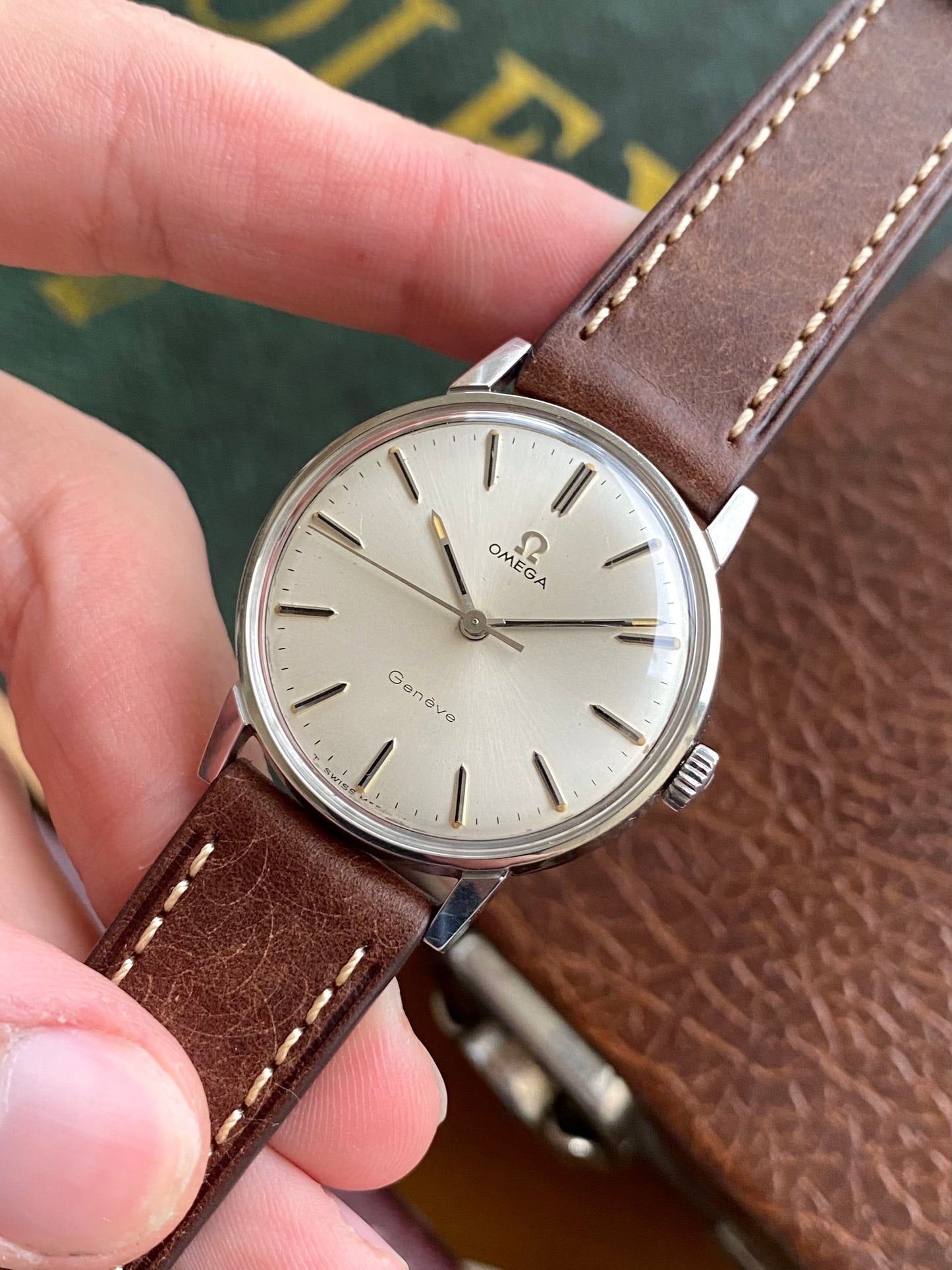 Omega Genève Transition Seamaster - Ref. 135.00011 Montre Vintage Mécanique Cal.601 Acier - 1967