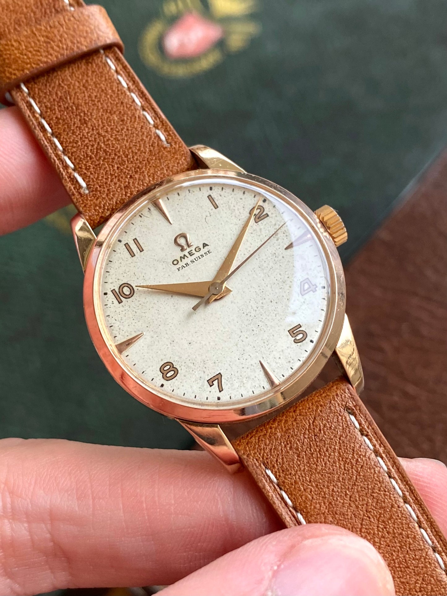 Omega Fab Suisse Plaqué Or 80 Microns - Montre Vintage Mécanique Cal.283 Ref.2513-3 - 1946