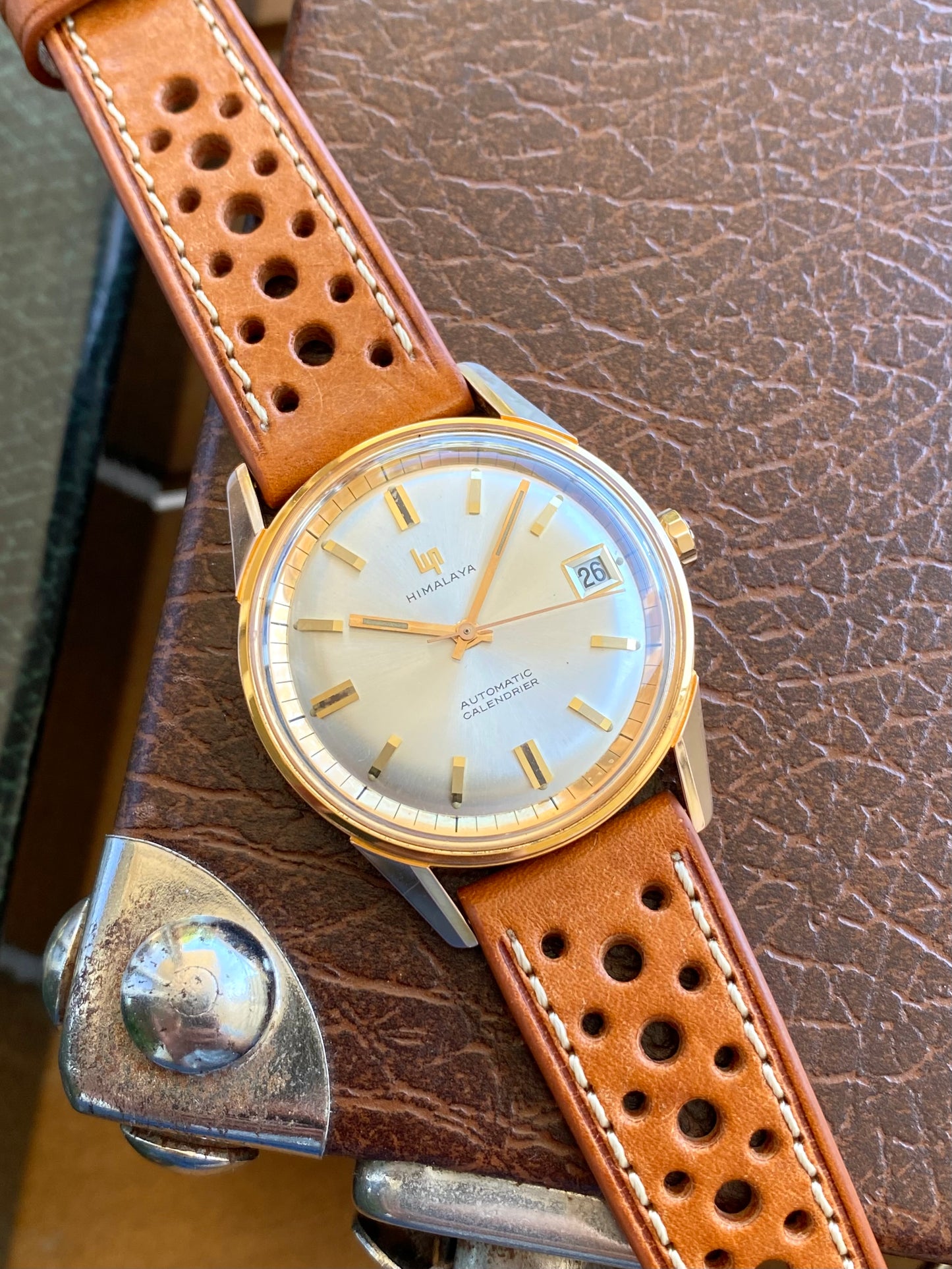 LIP Himalaya Automatic - France Montre Vintage Mécanique R153a Plaqué Or 1960