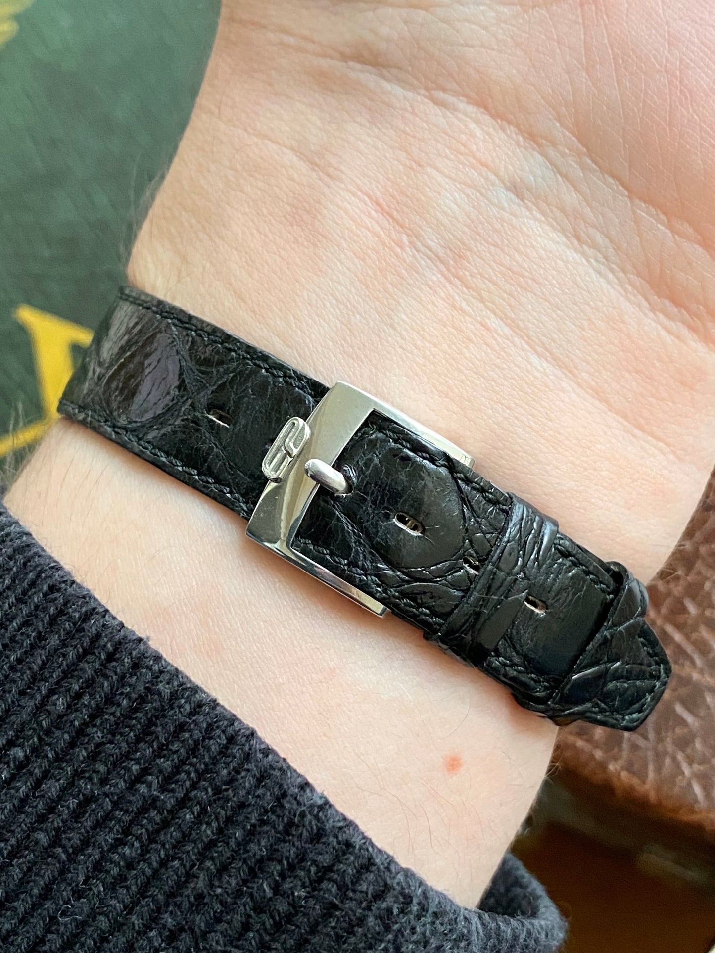 Emile Pequignet NOS Neuve de Stock - Montre Vintage Automatic Carré Chiffres Romains ETA 2670 - 1970