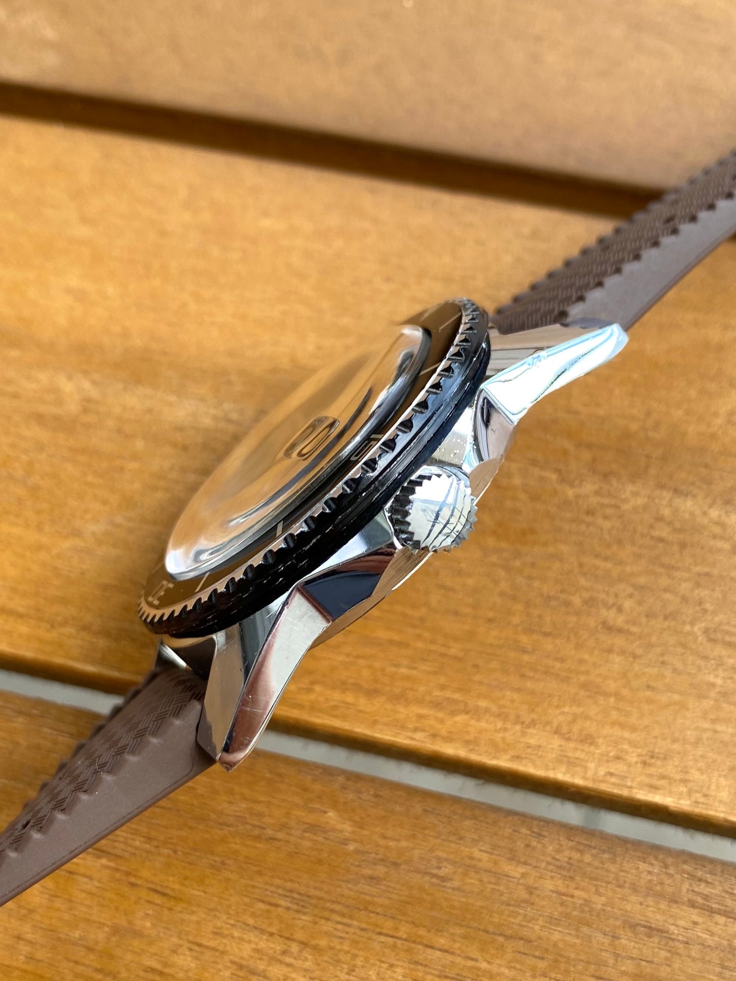 Mortima SuperDatomatic Montre Vintage Française Mécanique Diver Plongée 1970