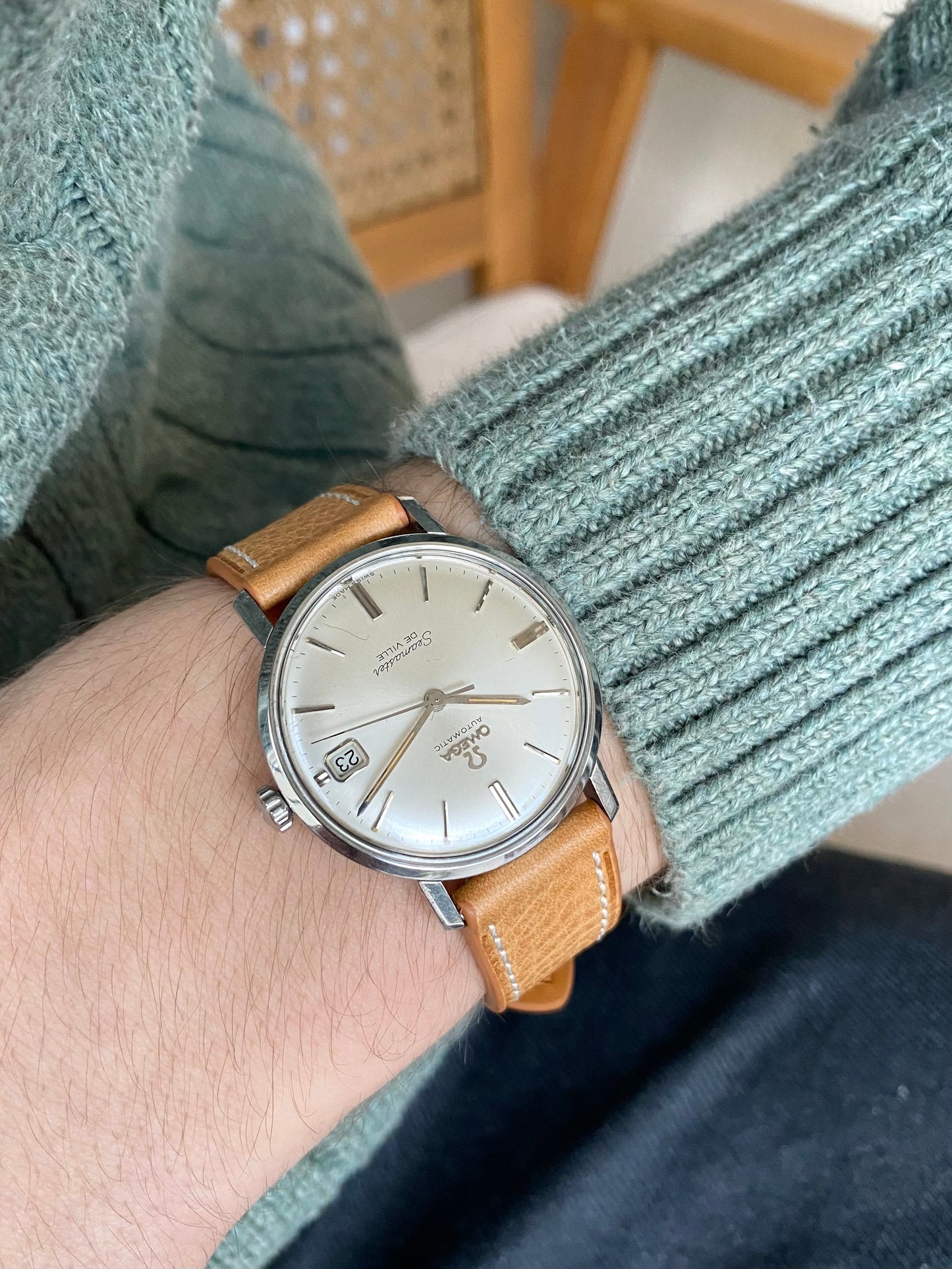 Omega Seamaster DeVille Automatic Date - Cal.562 Ref. 14910-SC61 - Montre Vintage Mécanique 1962