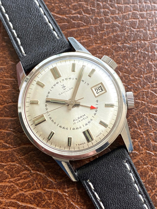Savillon Alarm Montre Vintage Sonnerie Mécanique - Cal. As1568 Suisse - 1960