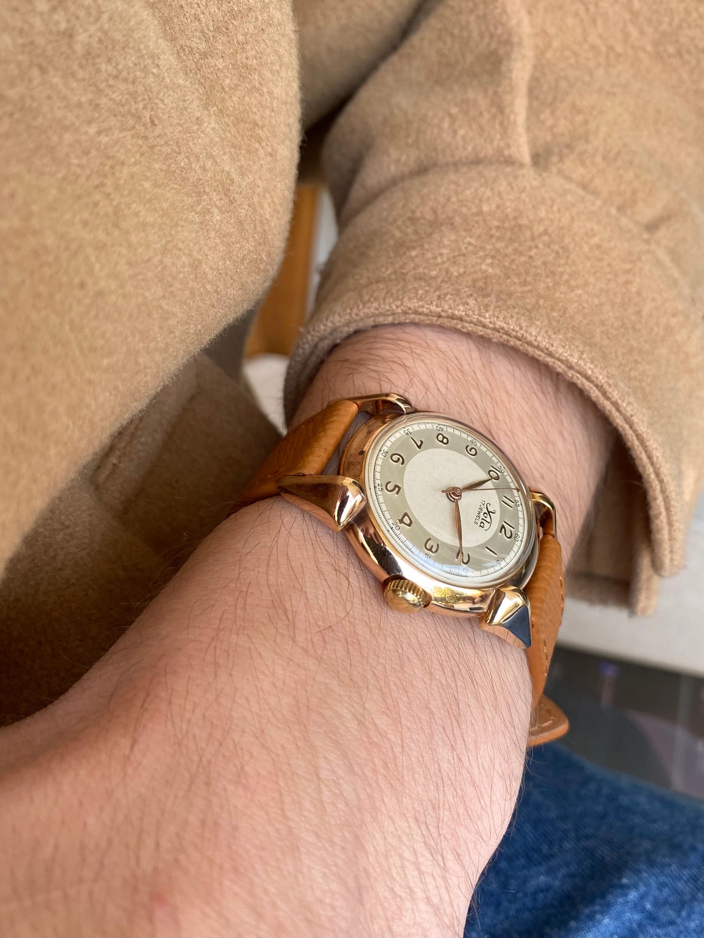 Yola Montre Vintage Mécanique France - Plaqué Or 1940
