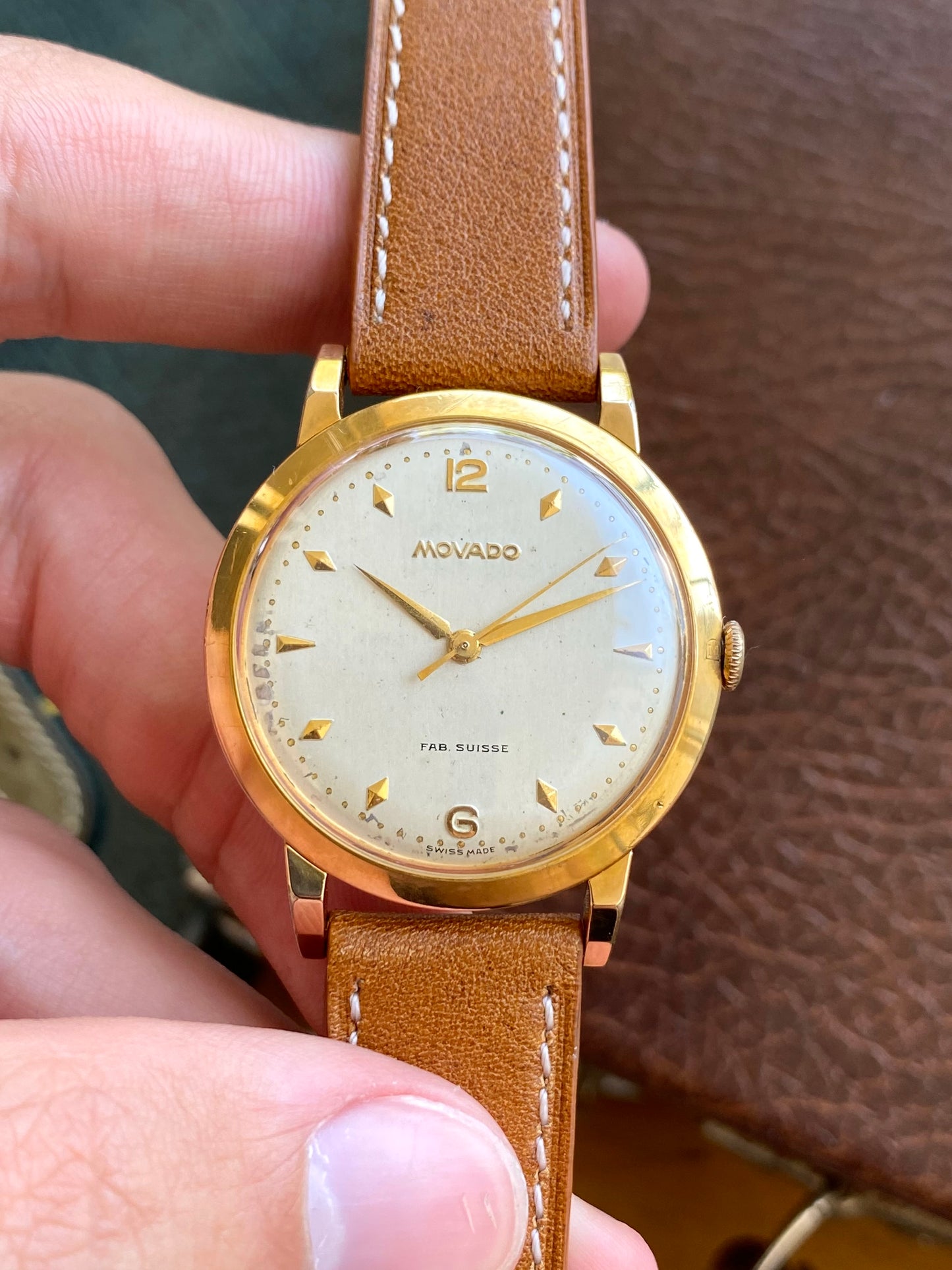 Movado Fab. Suisse Montre Vintage Mécanique Cal. 127 - 1950