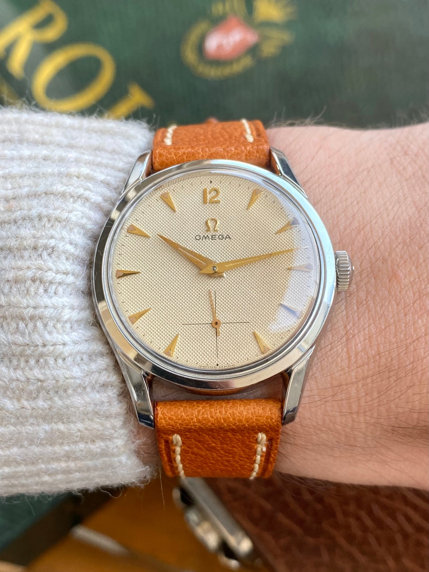 Omega Ref. 2639-13 Cal.266 Montre Vintage Mécanique Cadran HoneyComb - 1953