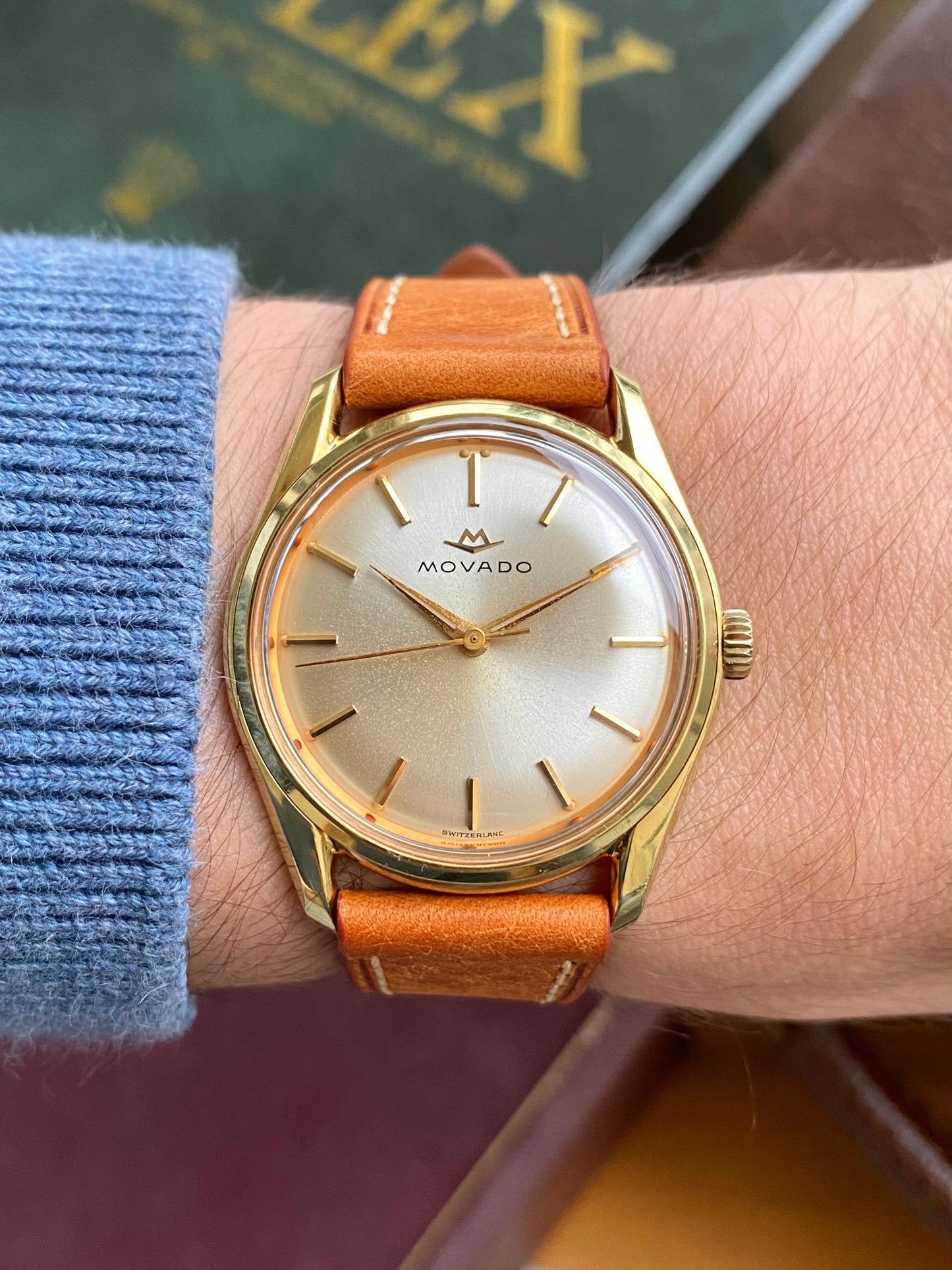 Movado Sub-Sea Plaqué Or - Montre Vintage Mécanique Cal.345 Ref.53091 - 1960