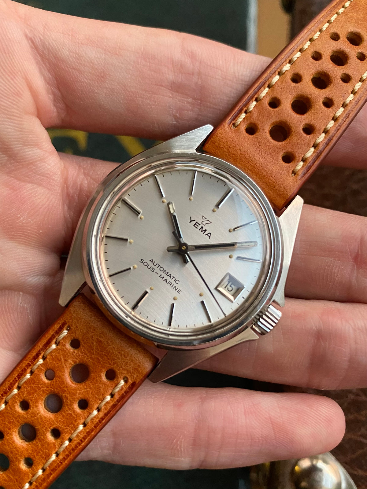 Yema France Sous-Marine Automatic - Montre Vintage Mécanique FE4611 1970