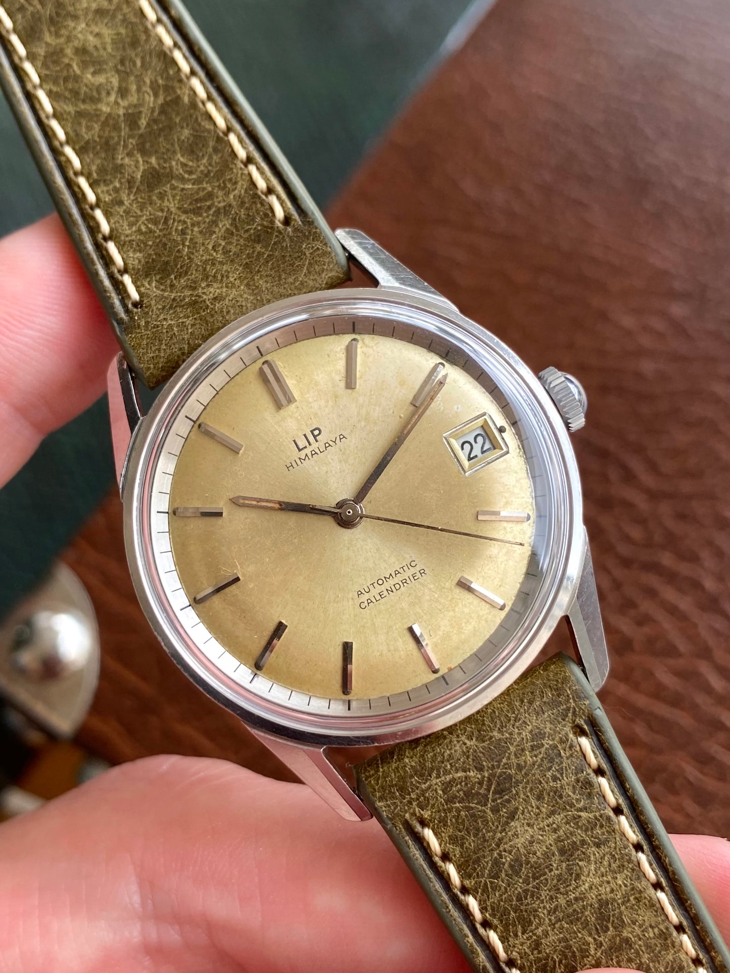 LIP Himalaya Automatic R153 - Montre Vintage France Mécanique Acier 1960
