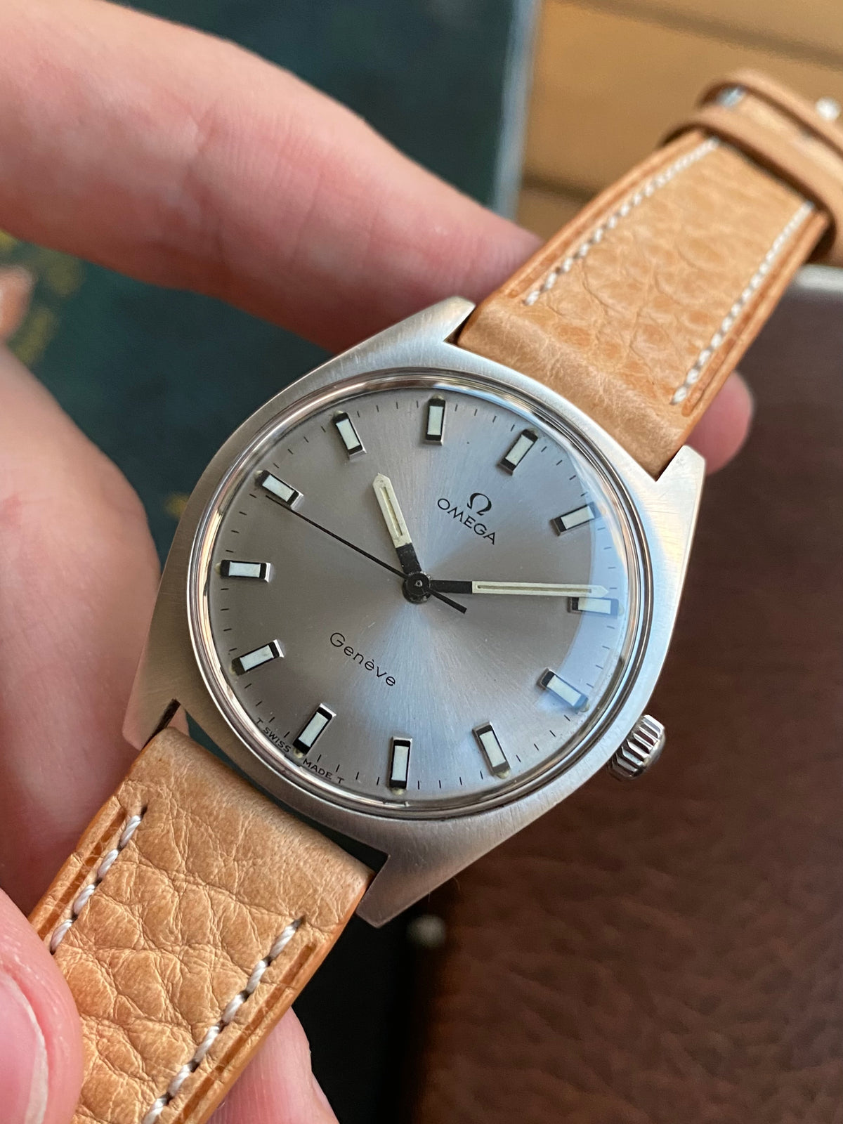 Omega Genève Racing Cal. 601 - Montre Vintage Mécanique Sport 135.041 - 1969
