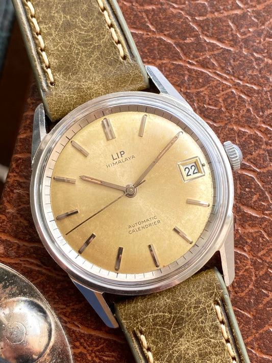 LIP Himalaya Automatic R153 - Montre Vintage France Mécanique Acier 1960