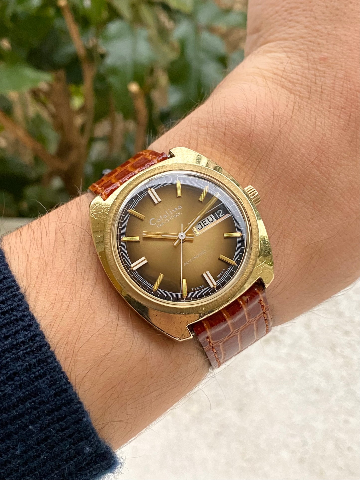 Catalina (Bulova - Caravelle) Set-O-Matic Montre Vintage Automatic 1970