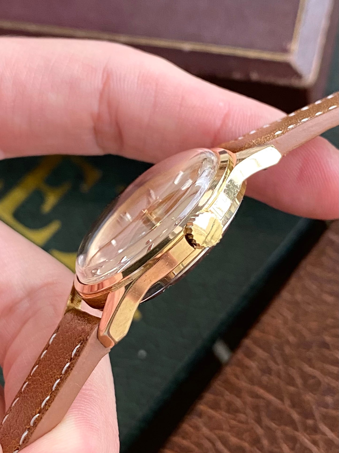 Zenith Cal. 106-50-6 Montre Vintage Mécanique Plaqué Or 1960