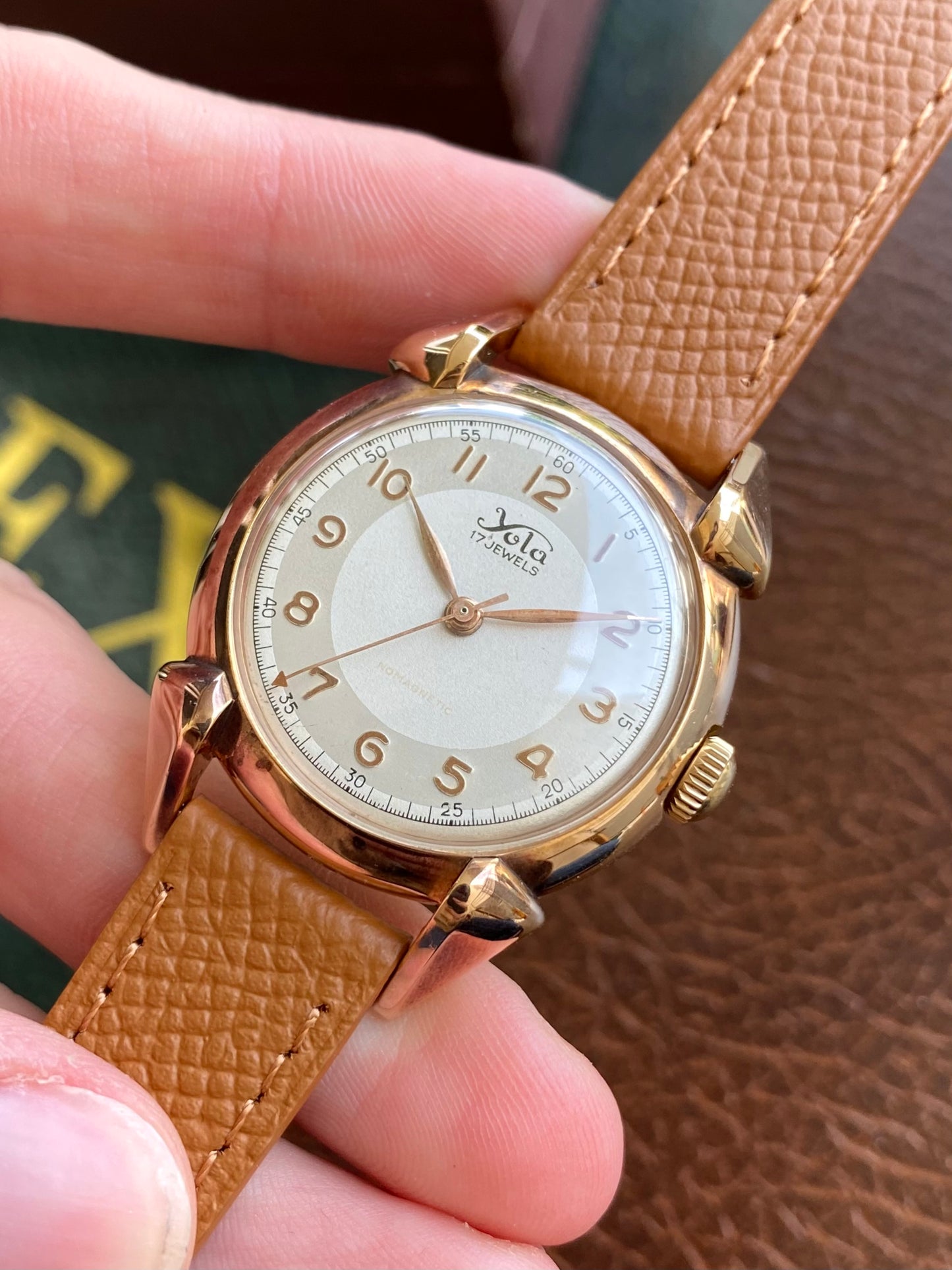 Yola Montre Vintage Mécanique France - Plaqué Or 1940