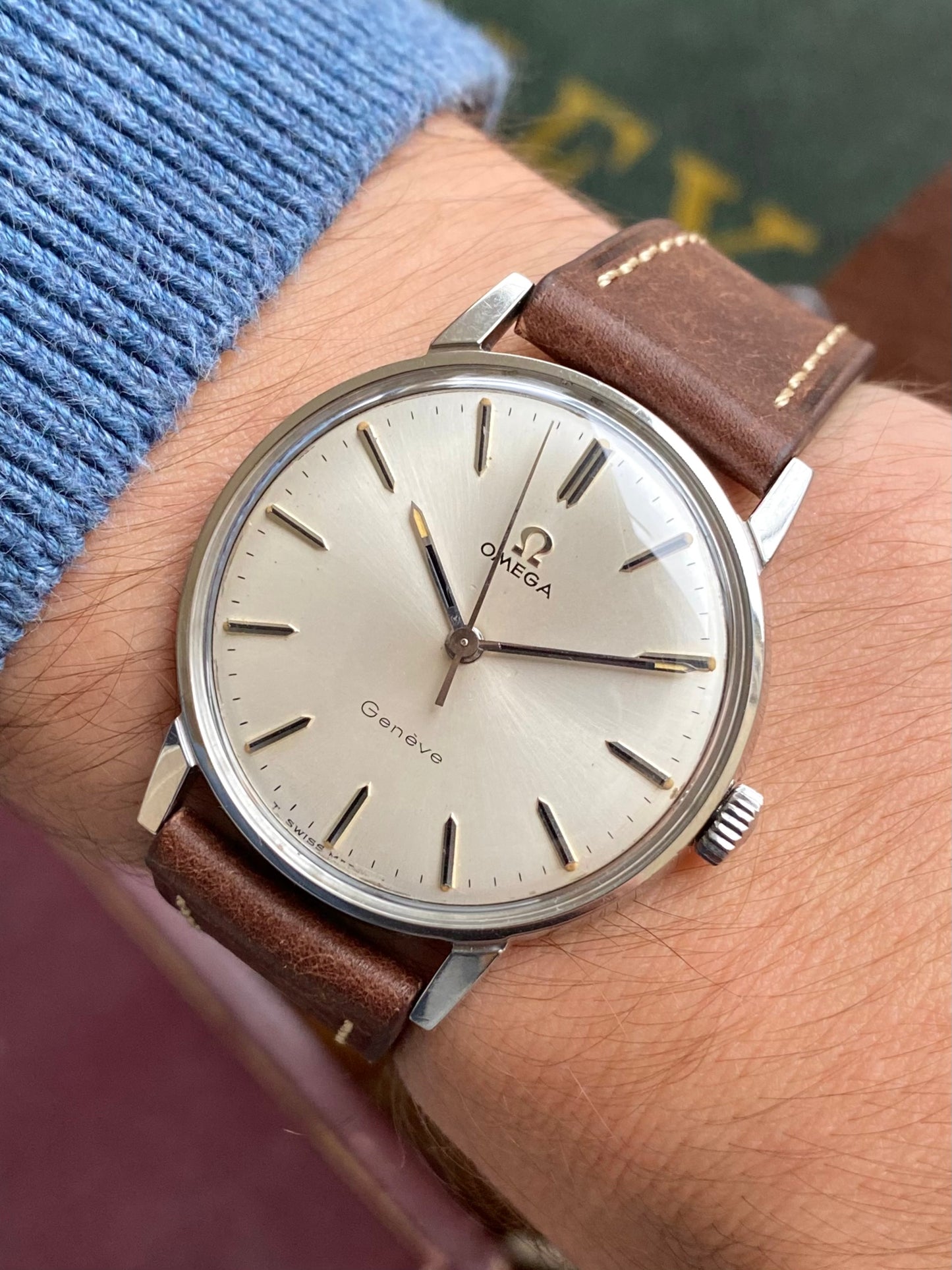 Omega Genève Transition Seamaster - Ref. 135.00011 Montre Vintage Mécanique Cal.601 Acier - 1967