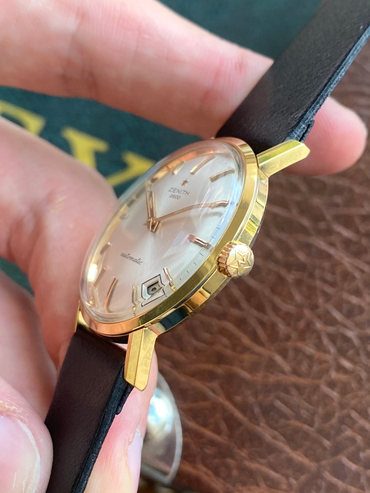 Zenith 2600 - Montre Vintage Automatique Cal. 2532 Mécanique Plaqué Or 1960