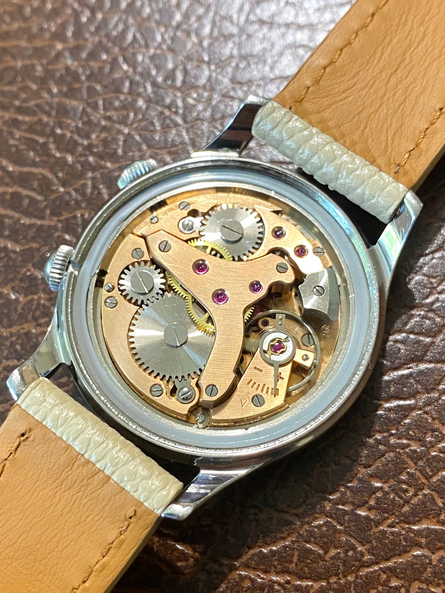 Jupiter Montre Ébauche Suisse Sonnerie Alarm AS.1475 Vintage Mécanique 1960