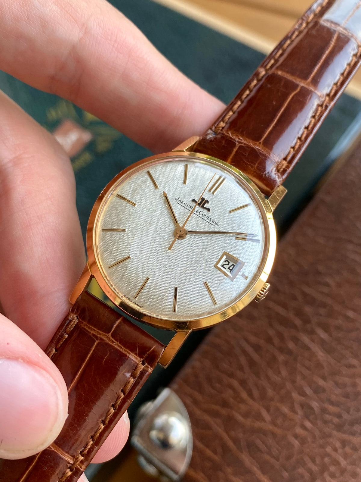 Jaeger-LeCoultre Extra Plate Cadran LIN Cal. 886 - Montre Suisse Vintage Mécanique 1960