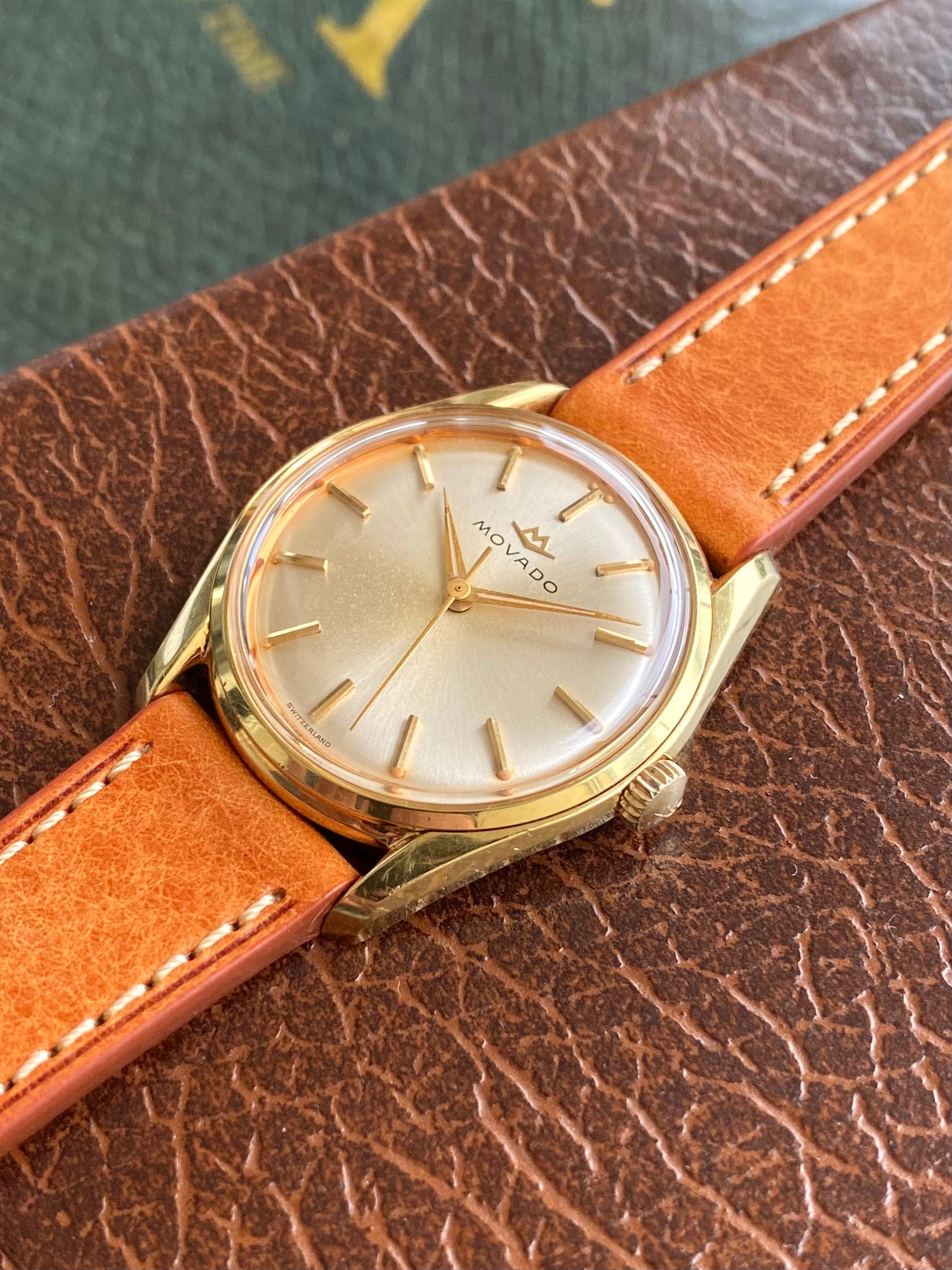 Movado Sub-Sea Plaqué Or - Montre Vintage Mécanique Cal.345 Ref.53091 - 1960