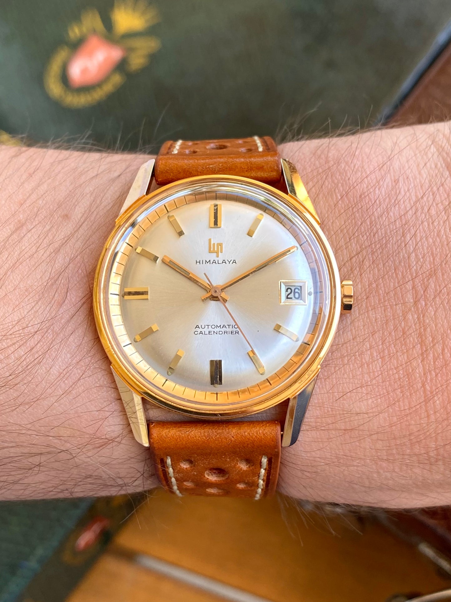 LIP Himalaya Automatic - France Montre Vintage Mécanique R153a Plaqué Or 1960