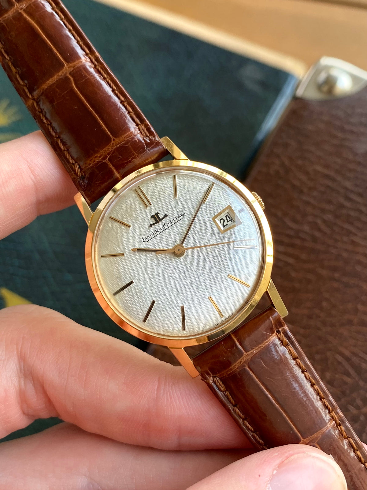 Jaeger-LeCoultre Extra Plate Cadran LIN Cal. 886 - Montre Suisse Vintage Mécanique 1960