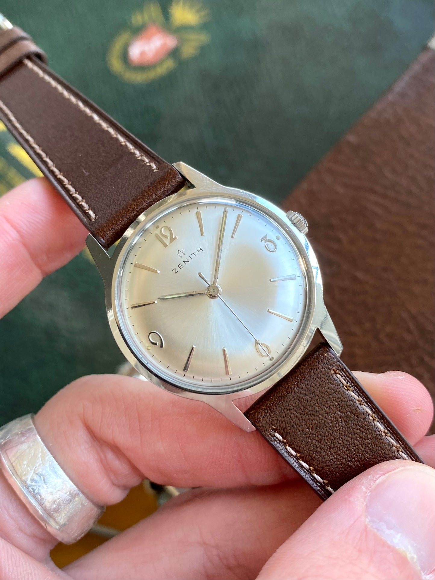 Zenith Montre Vintage Mécanique Cal.2542 Acier 1960