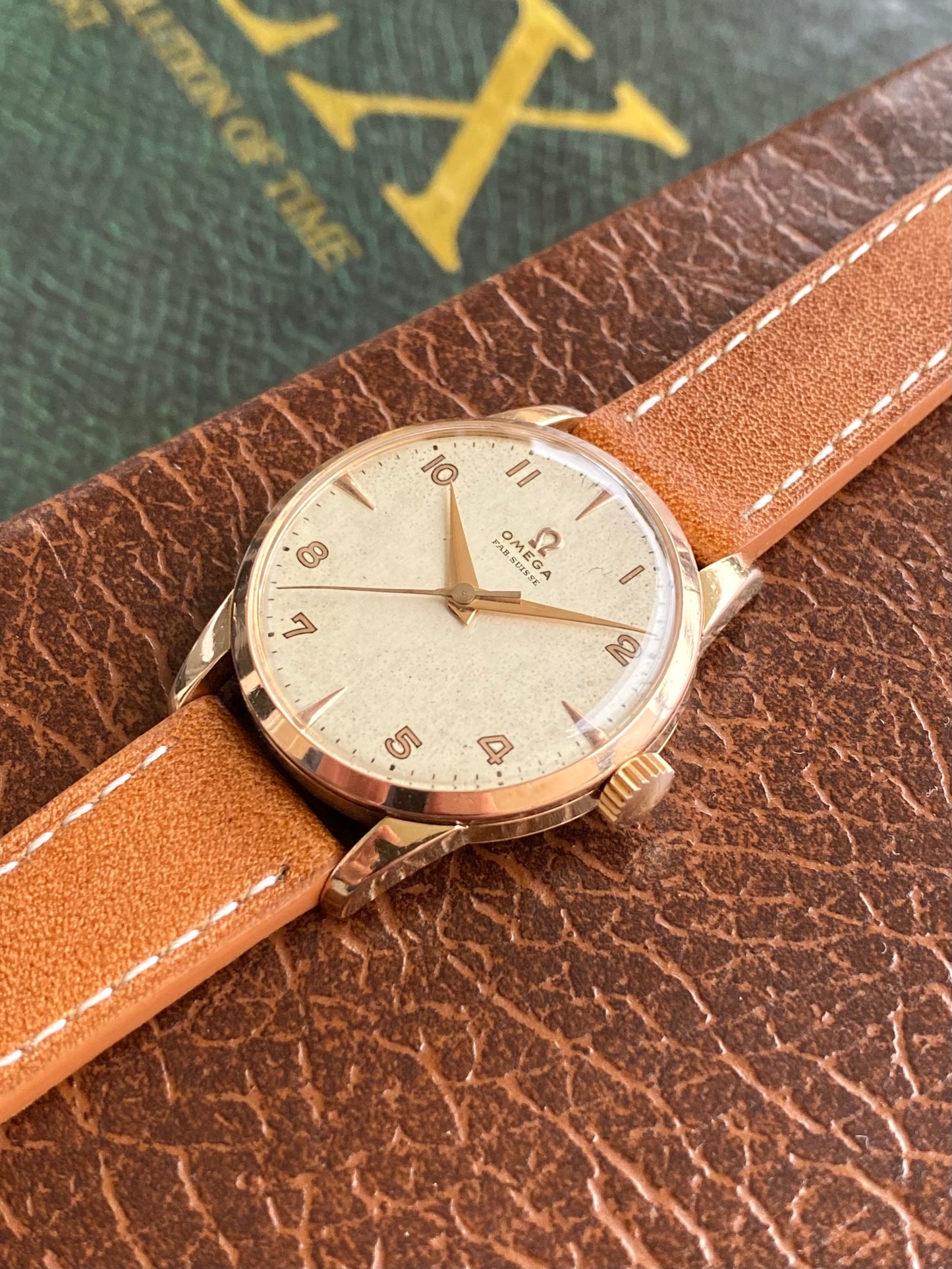 Omega Fab Suisse Plaqué Or 80 Microns - Montre Vintage Mécanique Cal.283 Ref.2513-3 - 1946