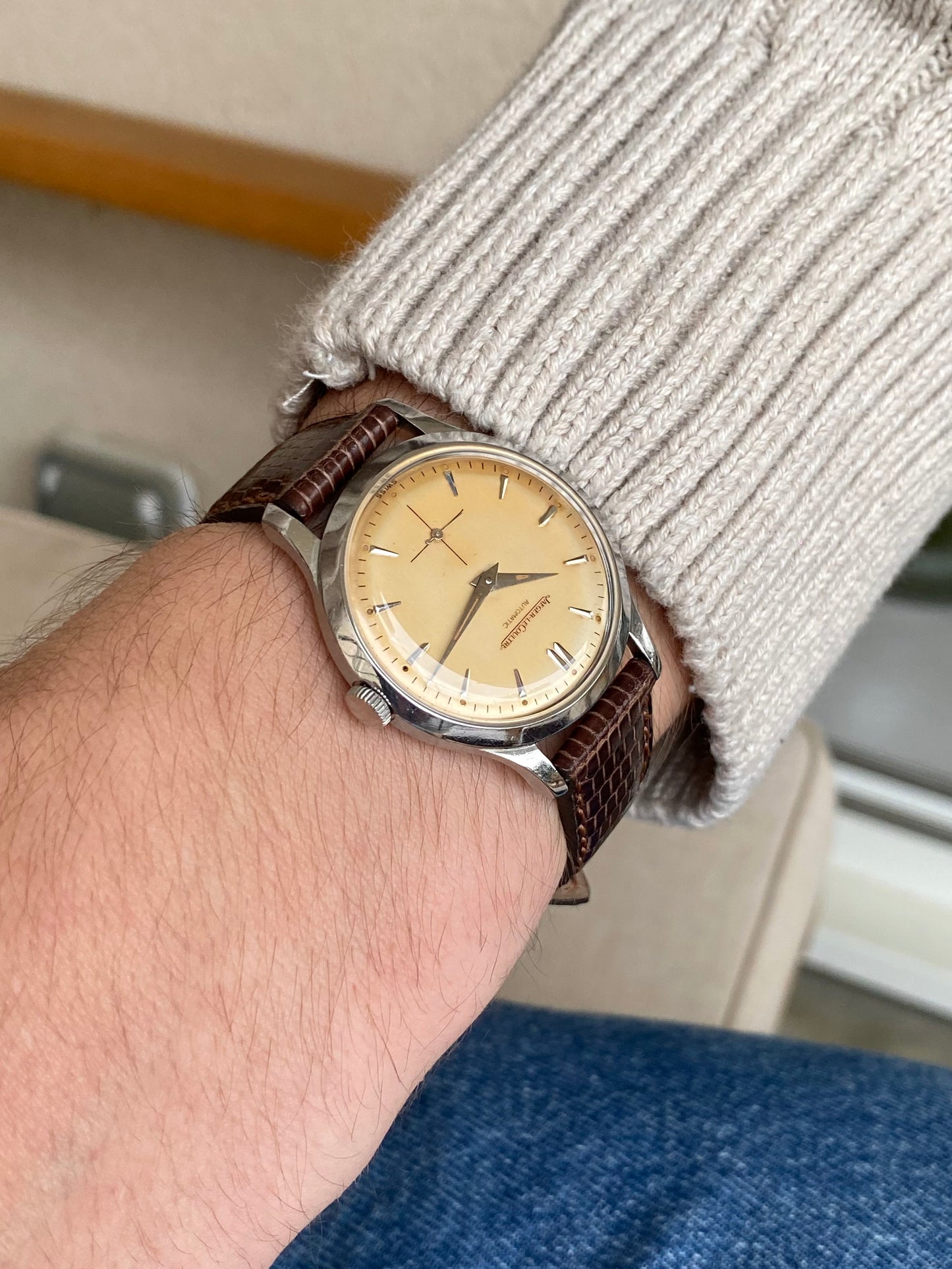 Jaeger-LeCoultre Bumper Automatic Cal. 812 Montre Vintage Mécanique Suisse