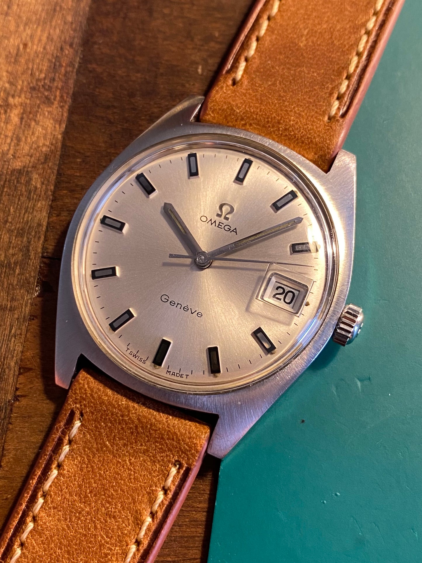 Omega Genève Cal.613 Montre Vintage Réf. 136.041 Mécanique 1968