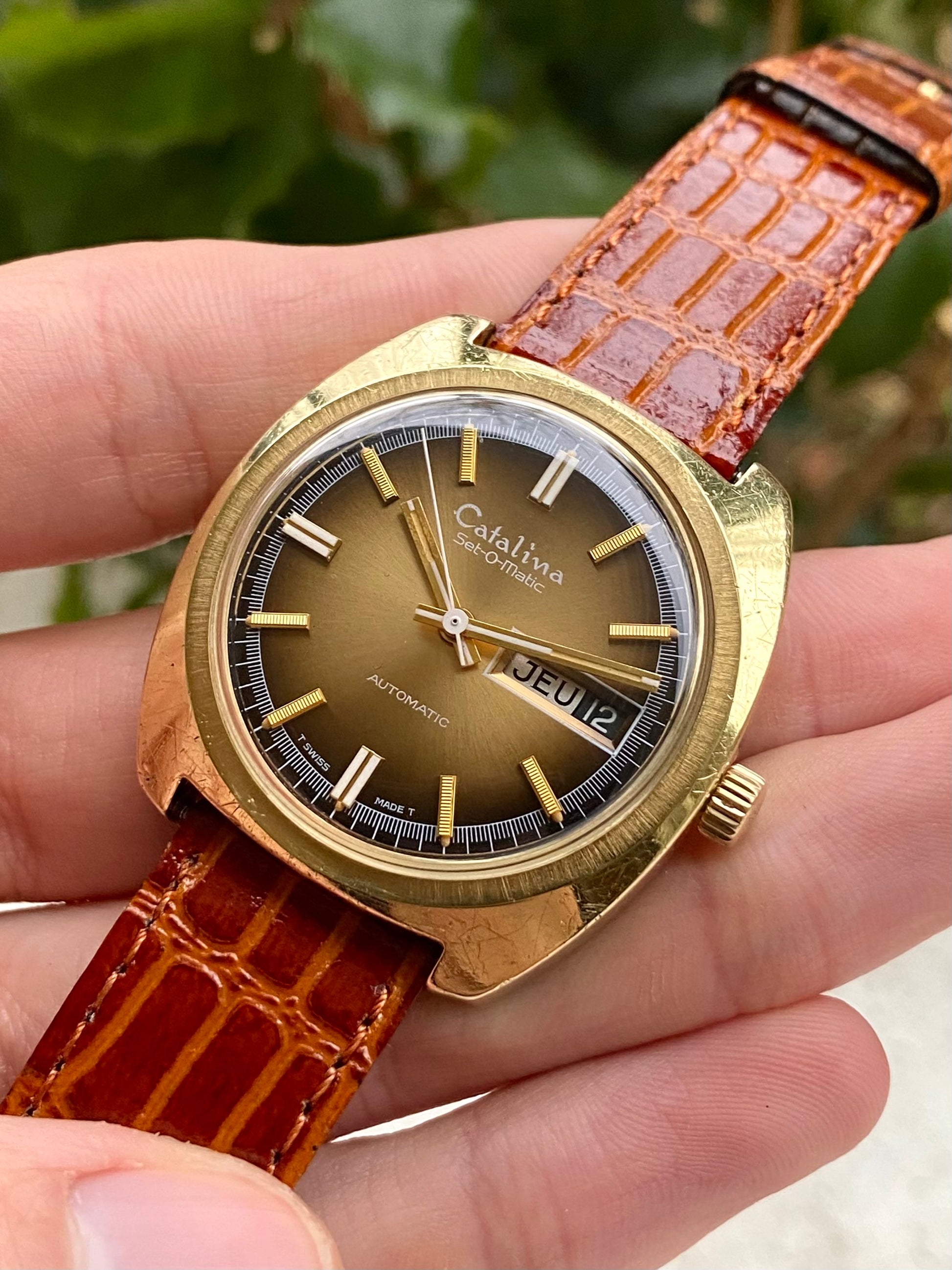 Catalina (Bulova Caravelle) Set-O-Matic Montre Vintage Automatic