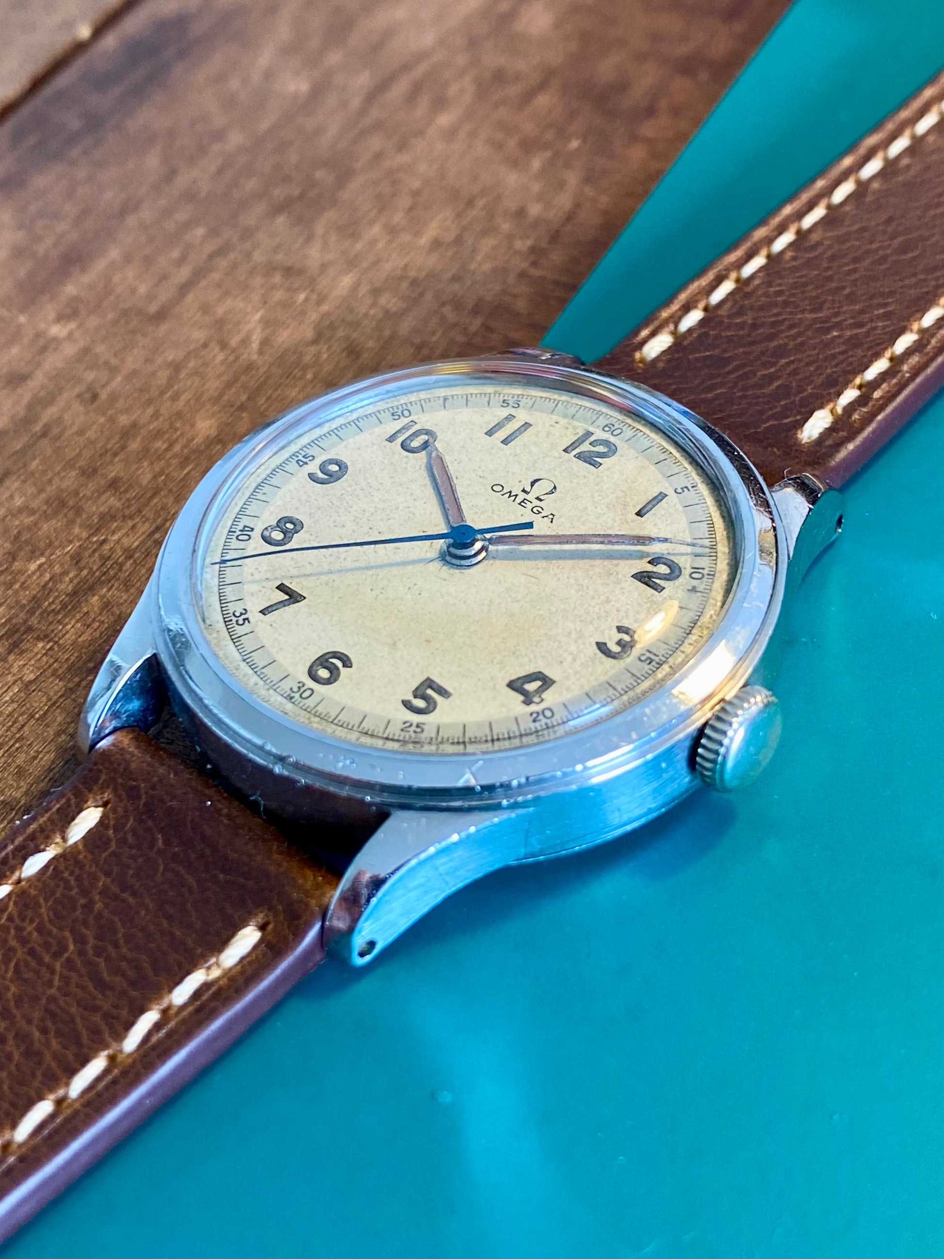 Guerre Mondiale Montre Militaire Army Watch Omega 2179 Militaire