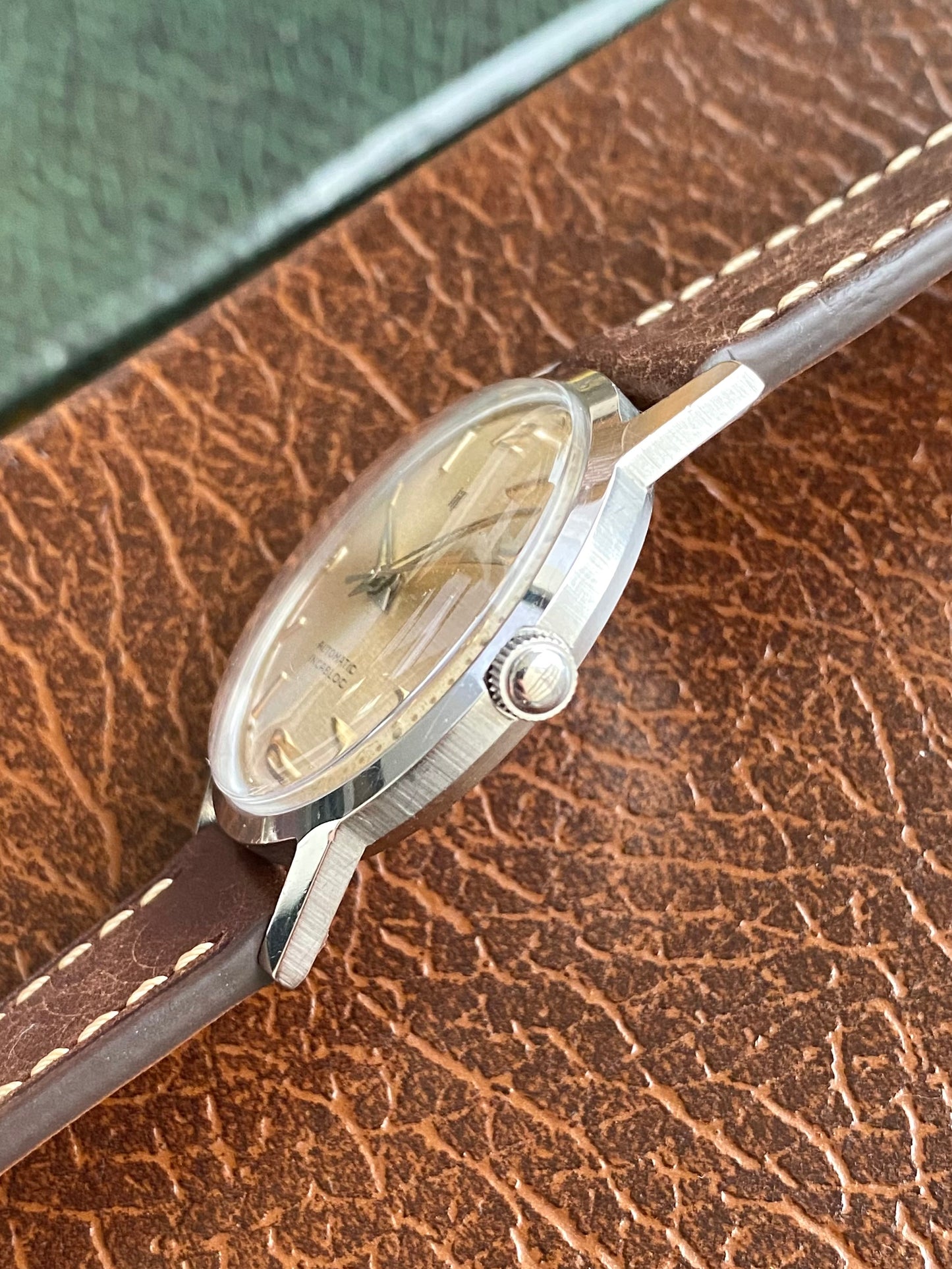 LIP France Automatic Cal. R147 Montre Vintage Mécanique Acier 1960