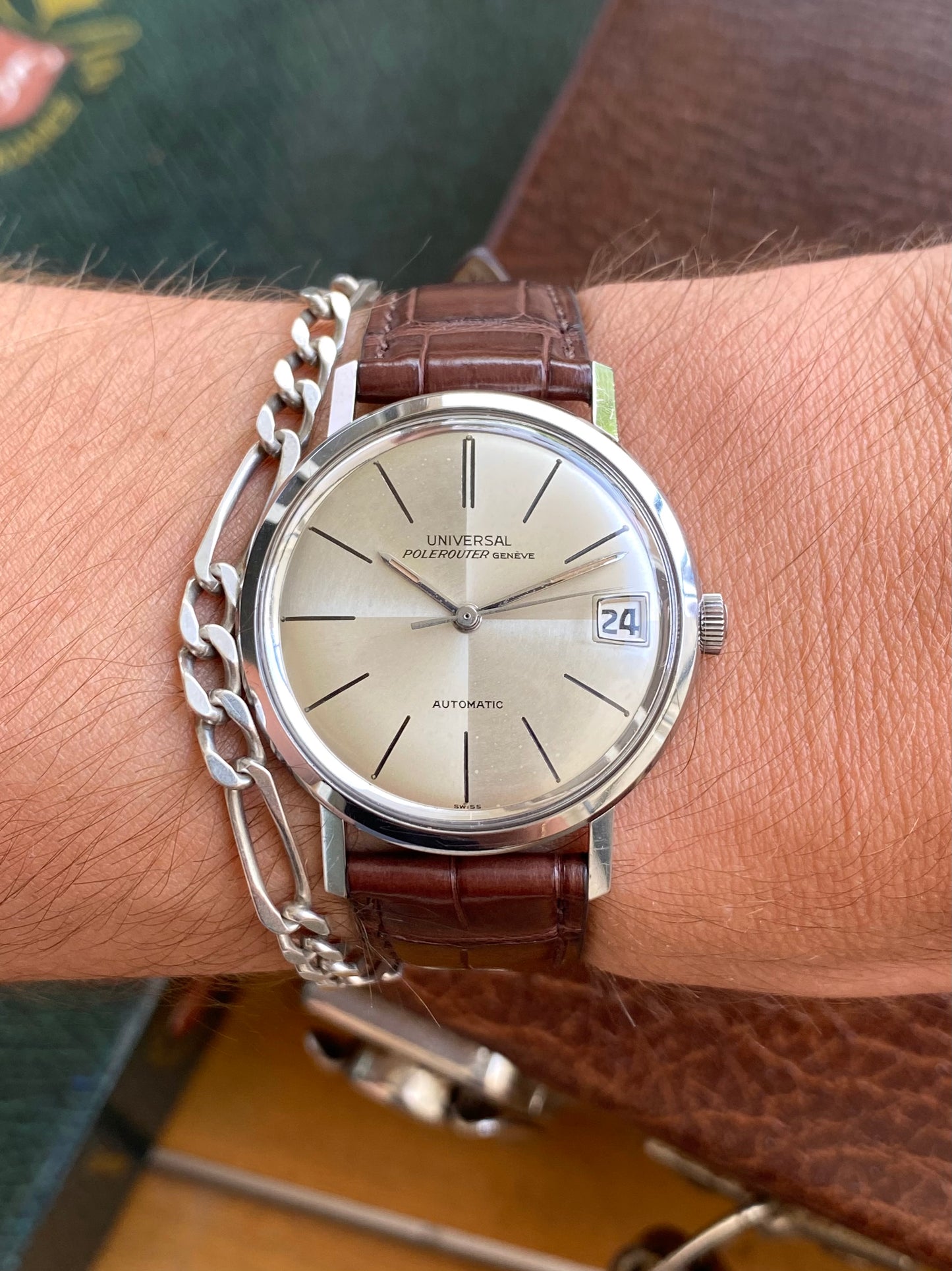 Universal Polerouter Genève Automatic Microtor - Ref.204604-4 - Cal. 218-2 - Montre Vintage Mécanique 1960