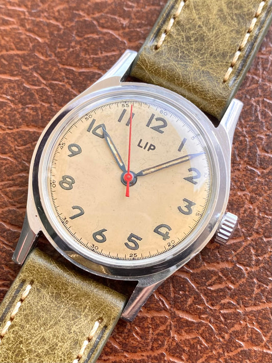 LIP R25 Made In France - Montre Militaire (Civile) Mécanique Vintage - R25 1940