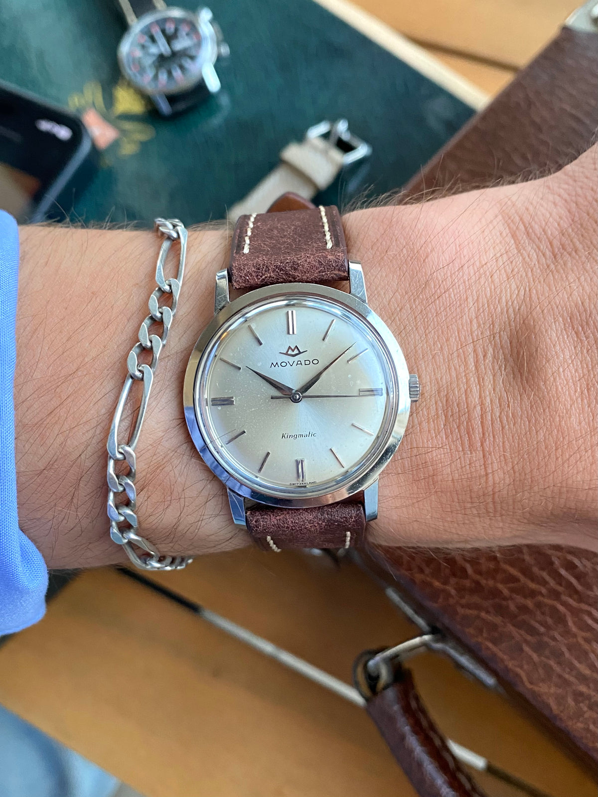 Movado Kingmatic Sub-Sea Suisse - Montre Vintage Automatic Cal.531 - 1960